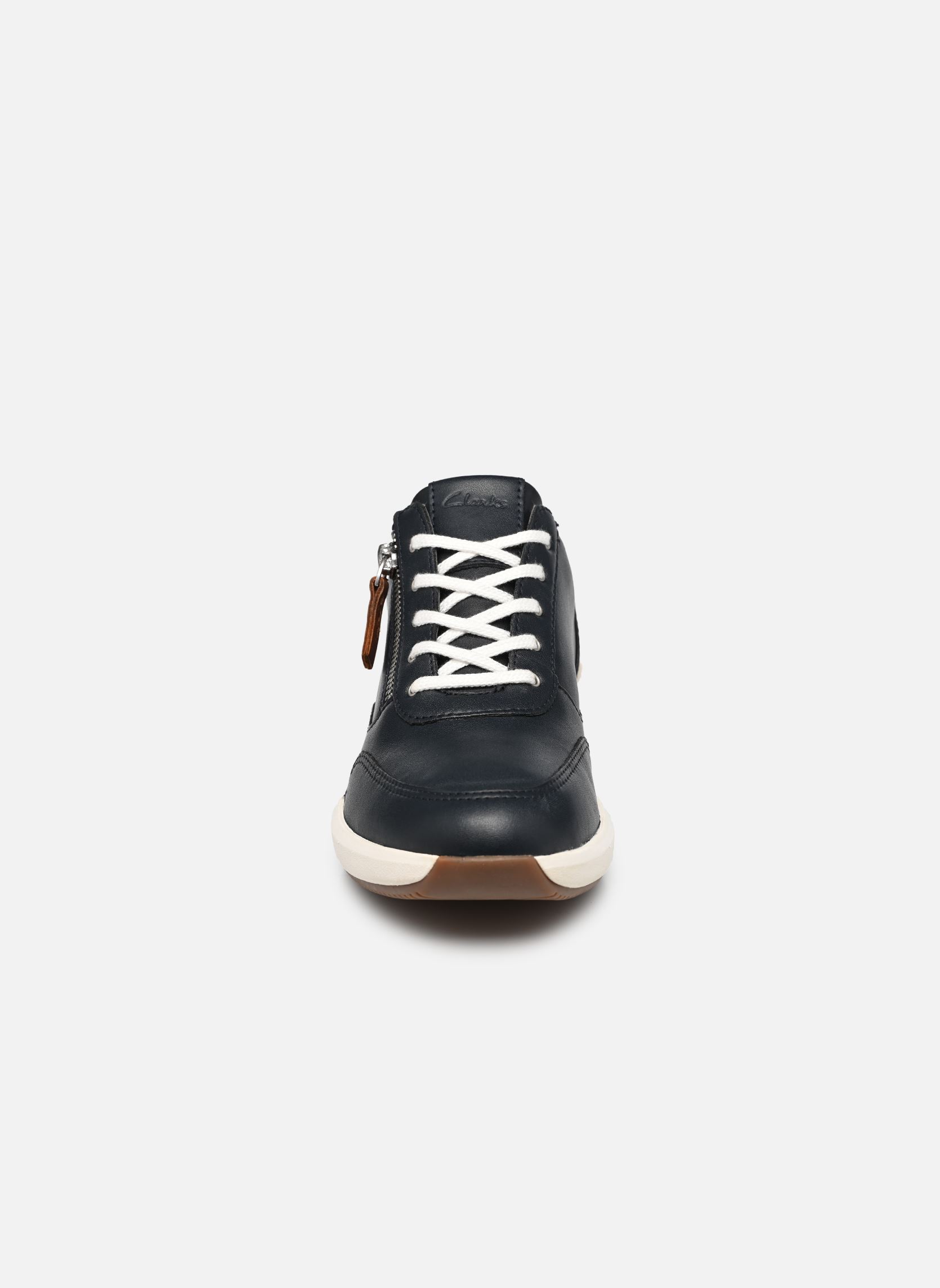 Niedrige Sneaker Un Rio Zip damen blau Clarks Niedrige Sneaker Un Rio Zip damen blau NAVY COMBI