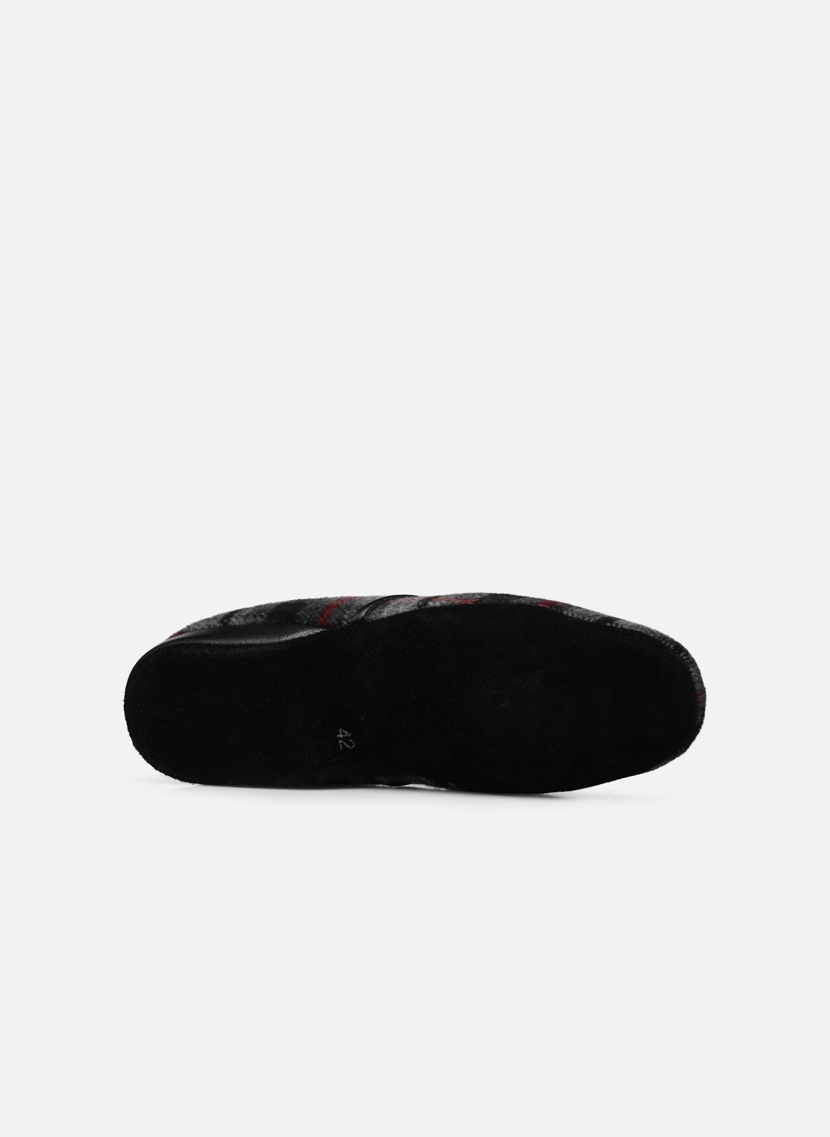 Hausschuhe Louis herren grau Erel Hausschuhe Louis herren grau CARREAUX GRIS ROUGE