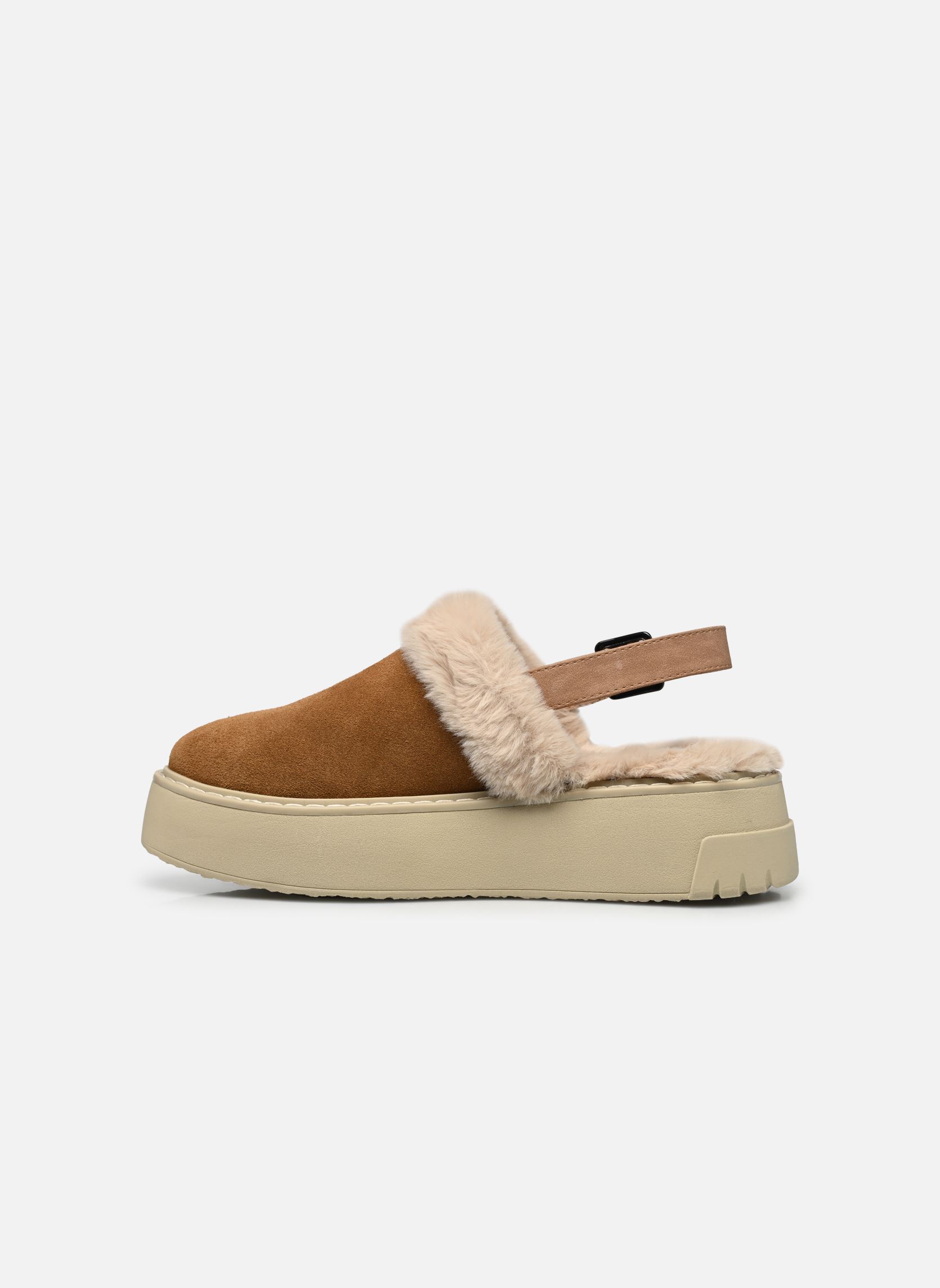 Hausschuhe Slipper Closed toe snk sole damen beige Colors of California Hausschuhe Slipper Closed toe snk sole damen beige TAN