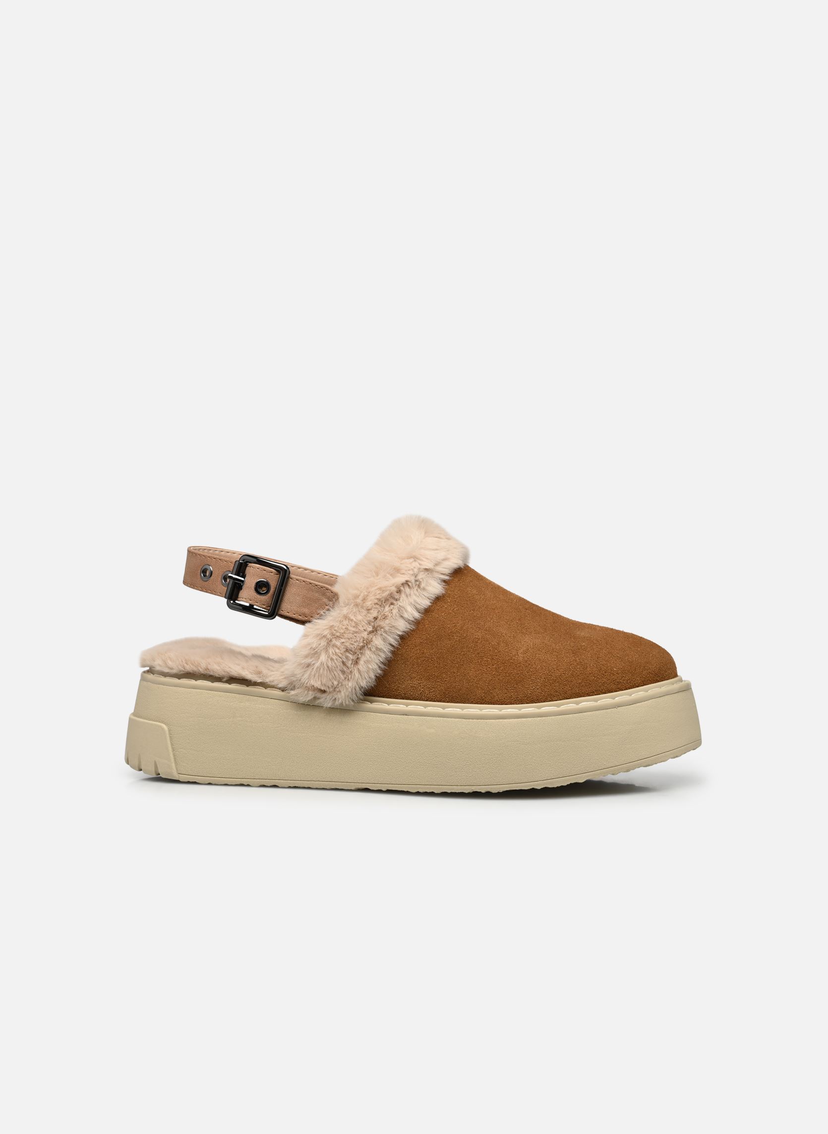 Hausschuhe Slipper Closed toe snk sole damen beige Colors of California Hausschuhe Slipper Closed toe snk sole damen beige TAN