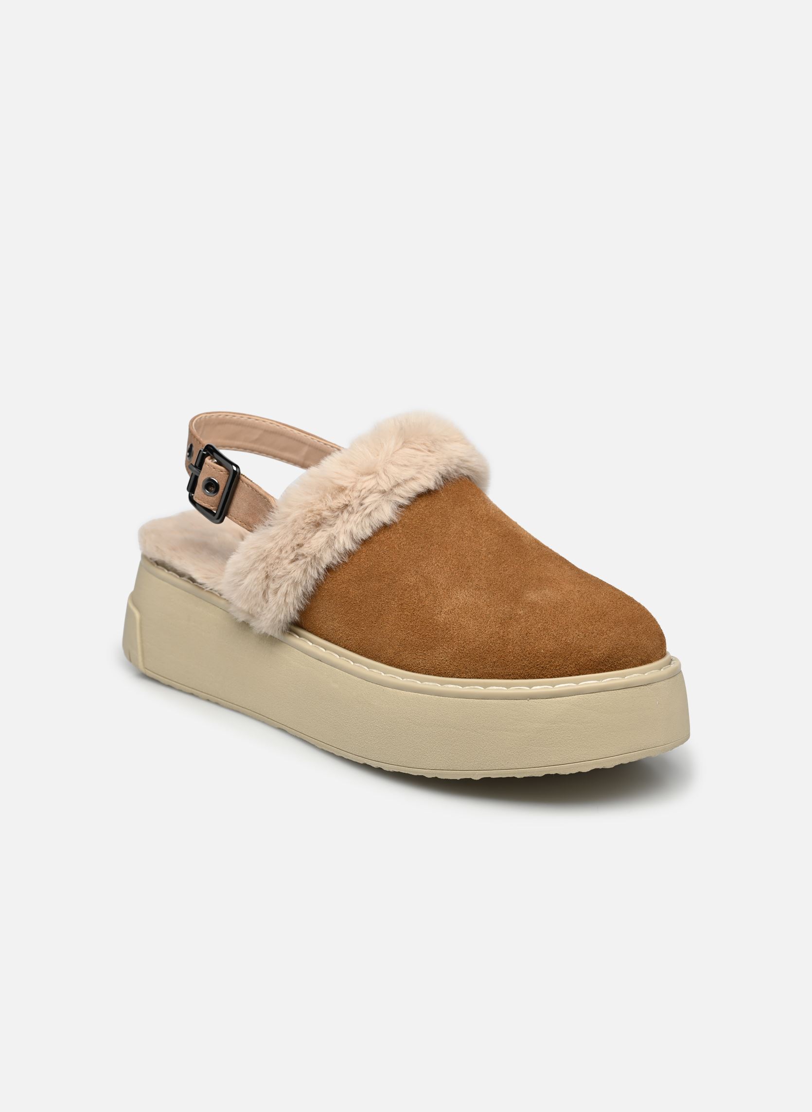 Hausschuhe Slipper Closed toe snk sole damen beige Colors of California Hausschuhe Slipper Closed toe snk sole damen beige TAN