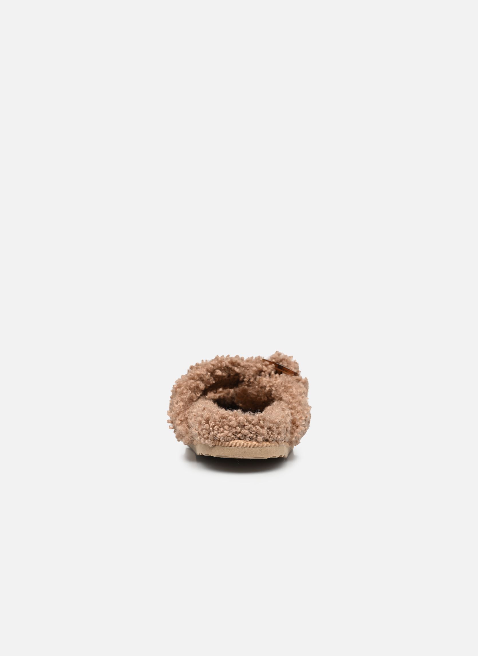 Pantofole Furry slipper plastic buckle donna marrone Colors of California Pantofole Furry slipper plastic buckle donna marrone TAN
