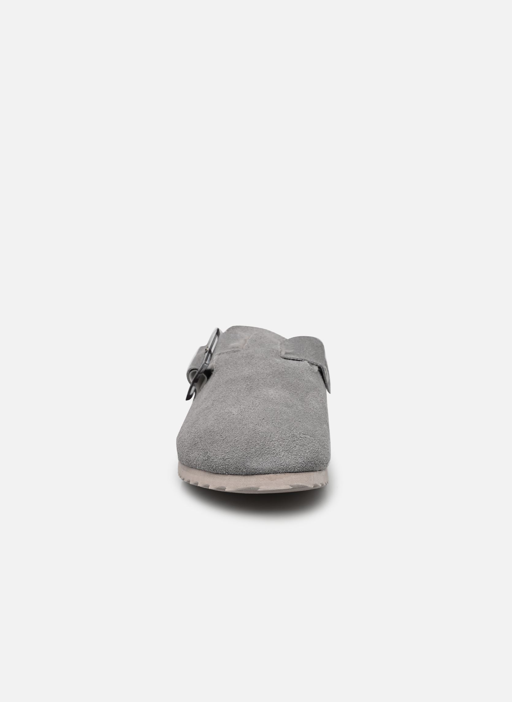 Pantoffels Suede furry bio closed toe dames grijs Colors of California Pantoffels Suede furry bio closed toe dames grijs GREY