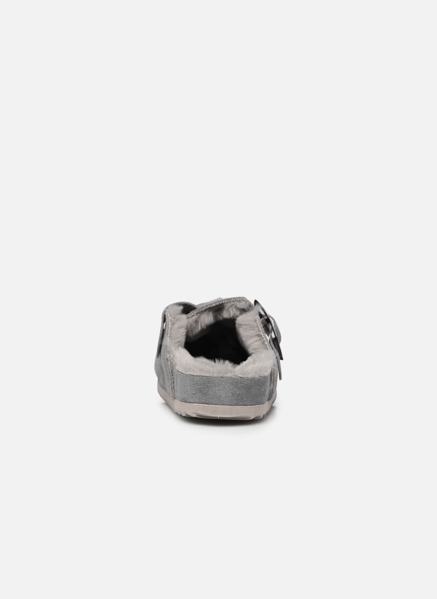 Pantoffels Suede furry bio closed toe dames grijs Colors of California Pantoffels Suede furry bio closed toe dames grijs GREY