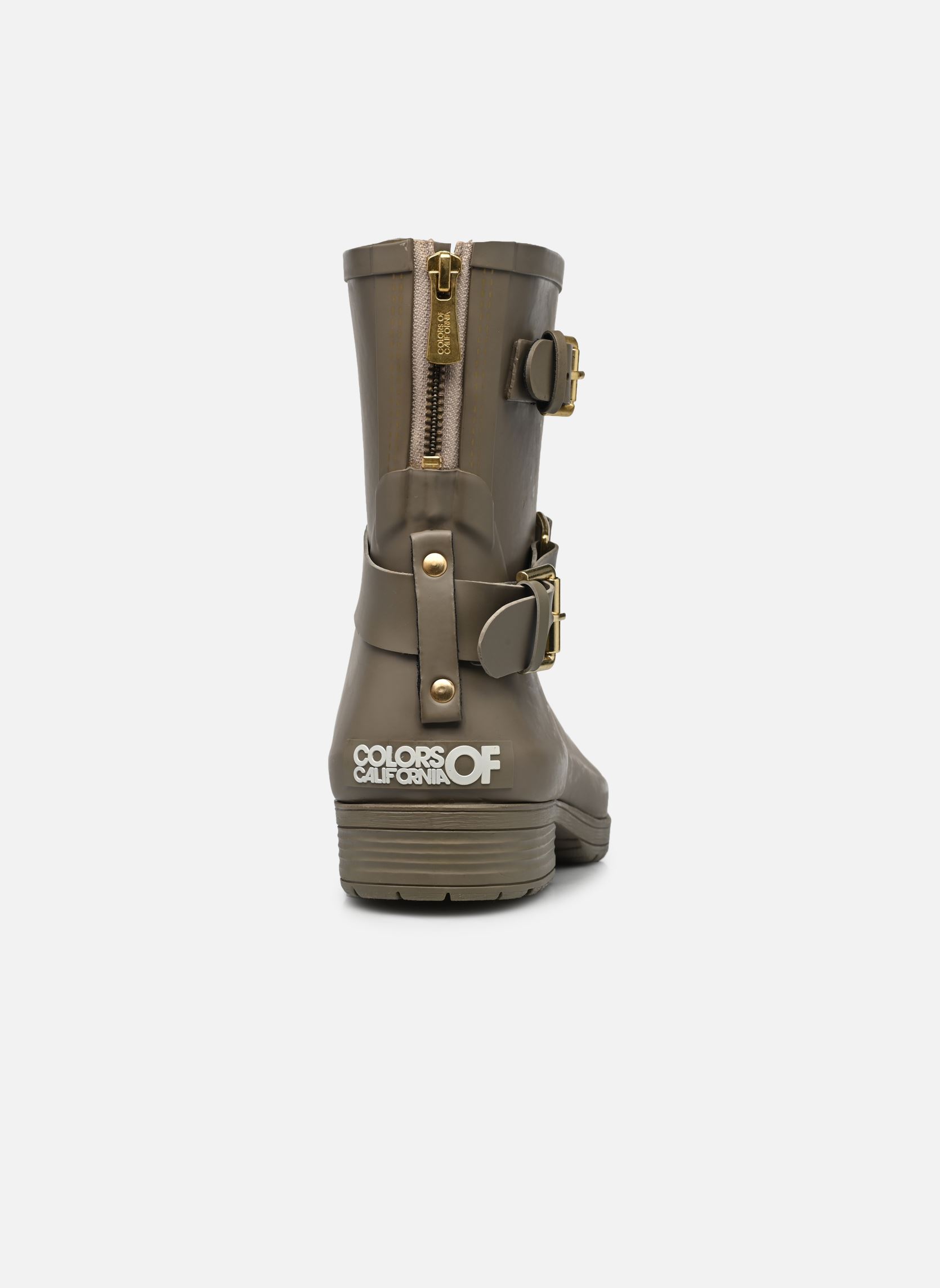 Niedrige Ankle Boots Camperos Rubber low Boot damen braun Colors of California Niedrige Ankle Boots Camperos Rubber low Boot damen braun NEW TAUPE