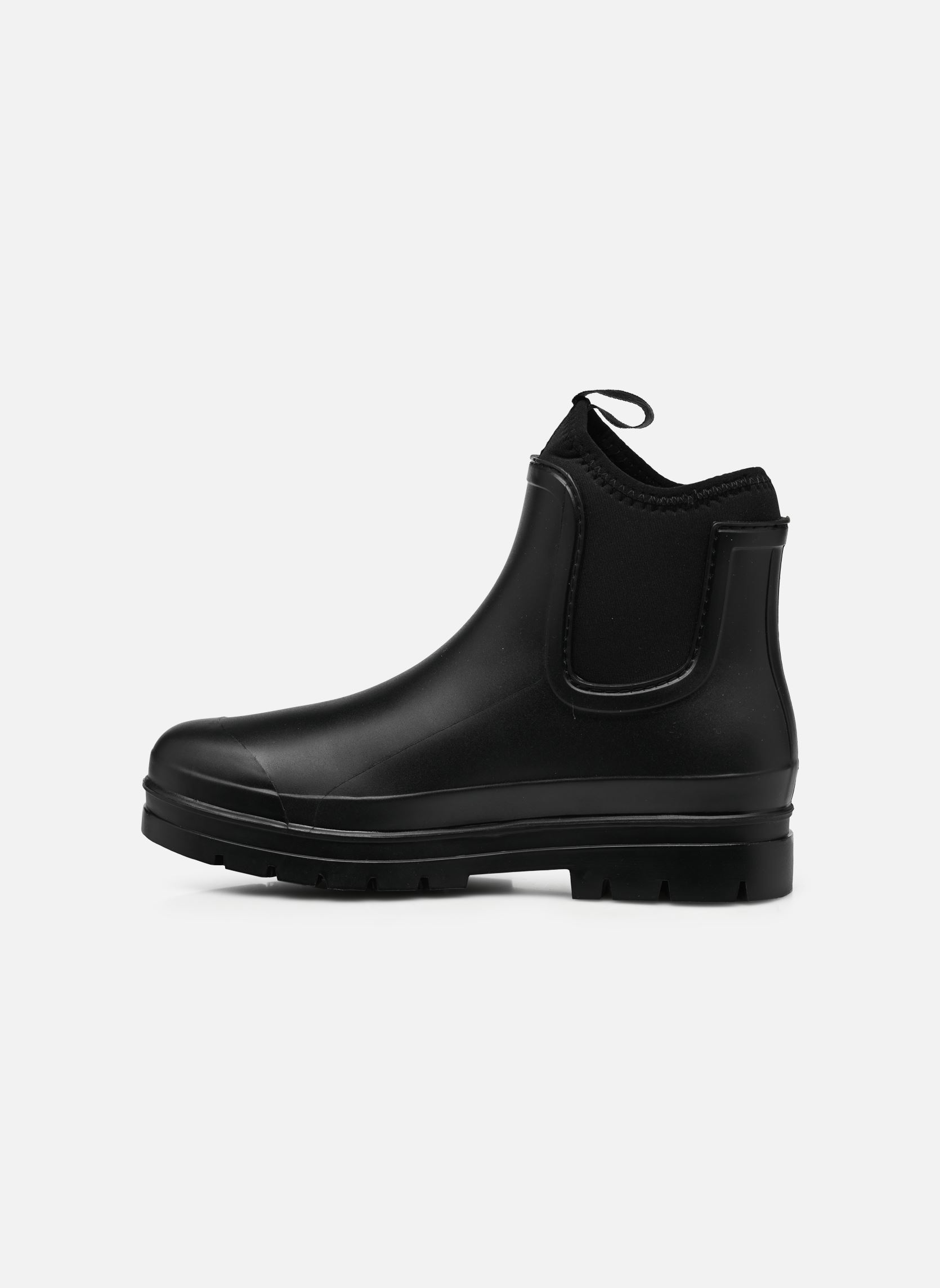 Gummistiefel Rainboot with neoprene collar damen schwarz Colors of California Gummistiefel Rainboot with neoprene collar damen schwarz BLACK