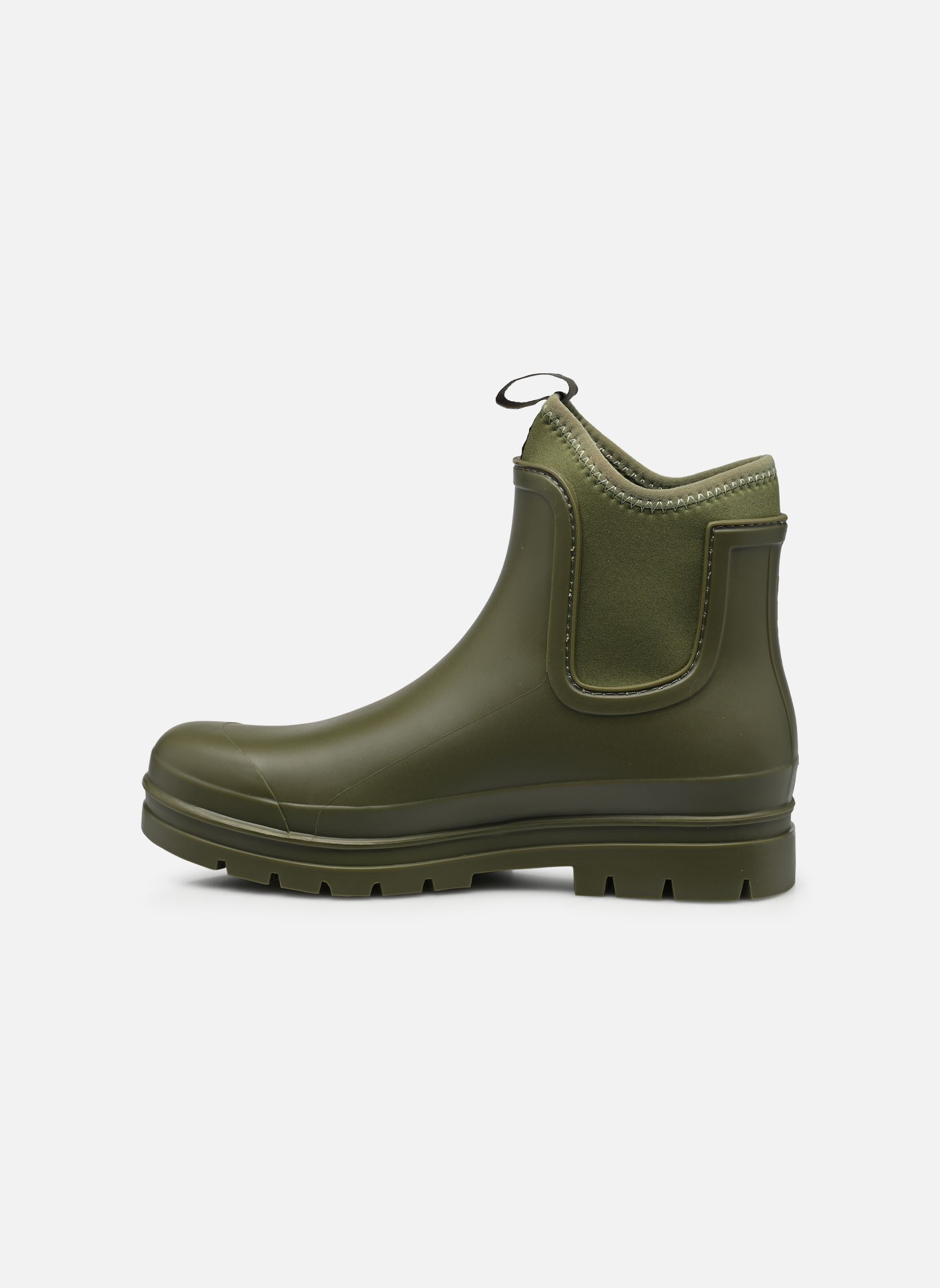 Gummistiefel Rainboot with neoprene collar damen grün Colors of California Gummistiefel Rainboot with neoprene collar damen grün MIL