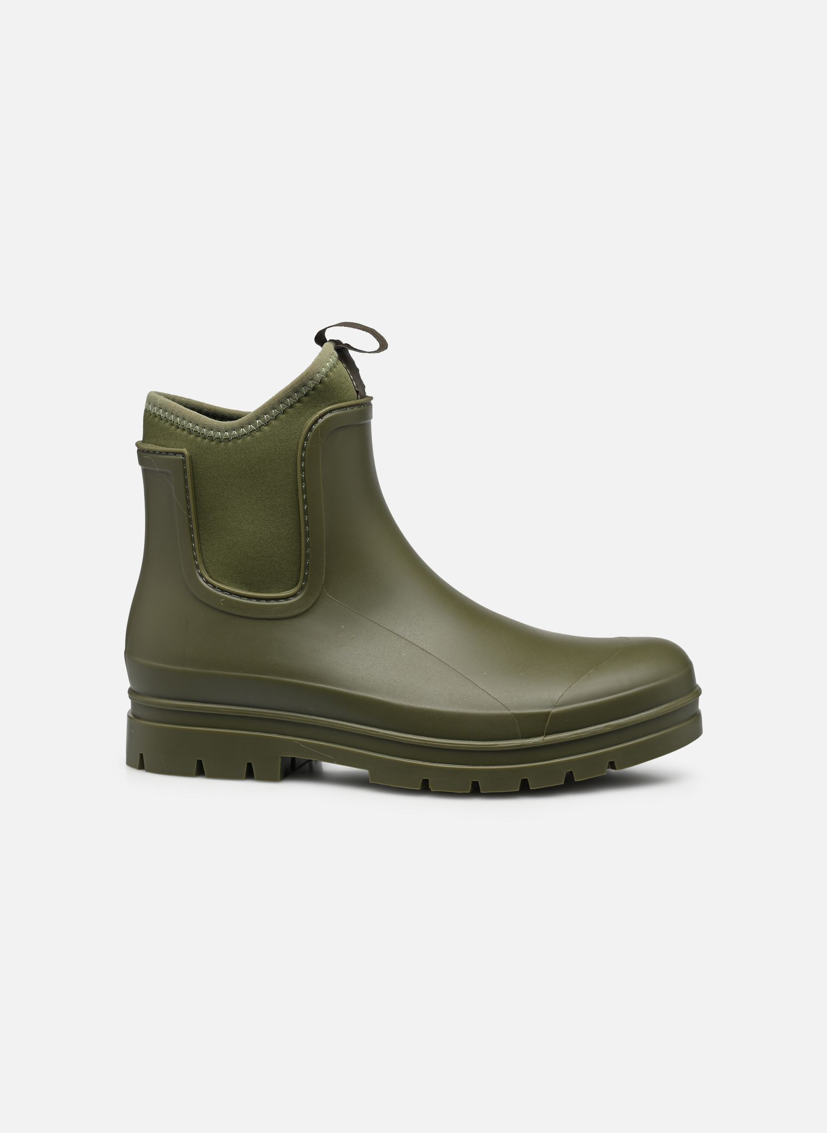Gummistiefel Rainboot with neoprene collar damen grün Colors of California Gummistiefel Rainboot with neoprene collar damen grün MIL