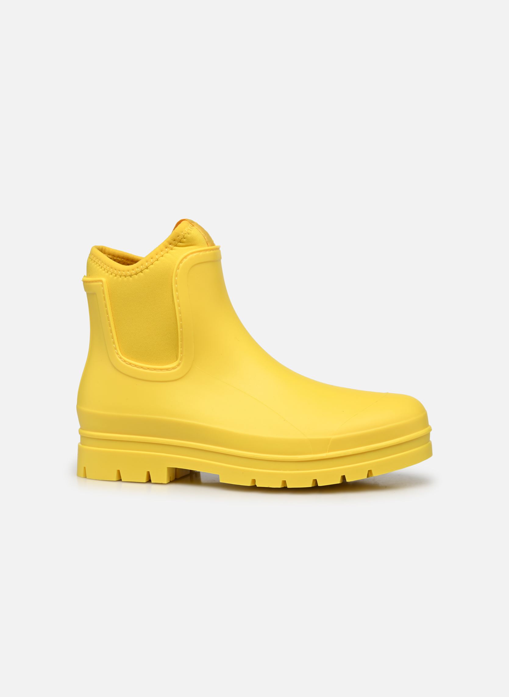Regenlaarzen Rainboot with neoprene collar dames geel Colors of California Regenlaarzen Rainboot with neoprene collar dames geel YELLOW