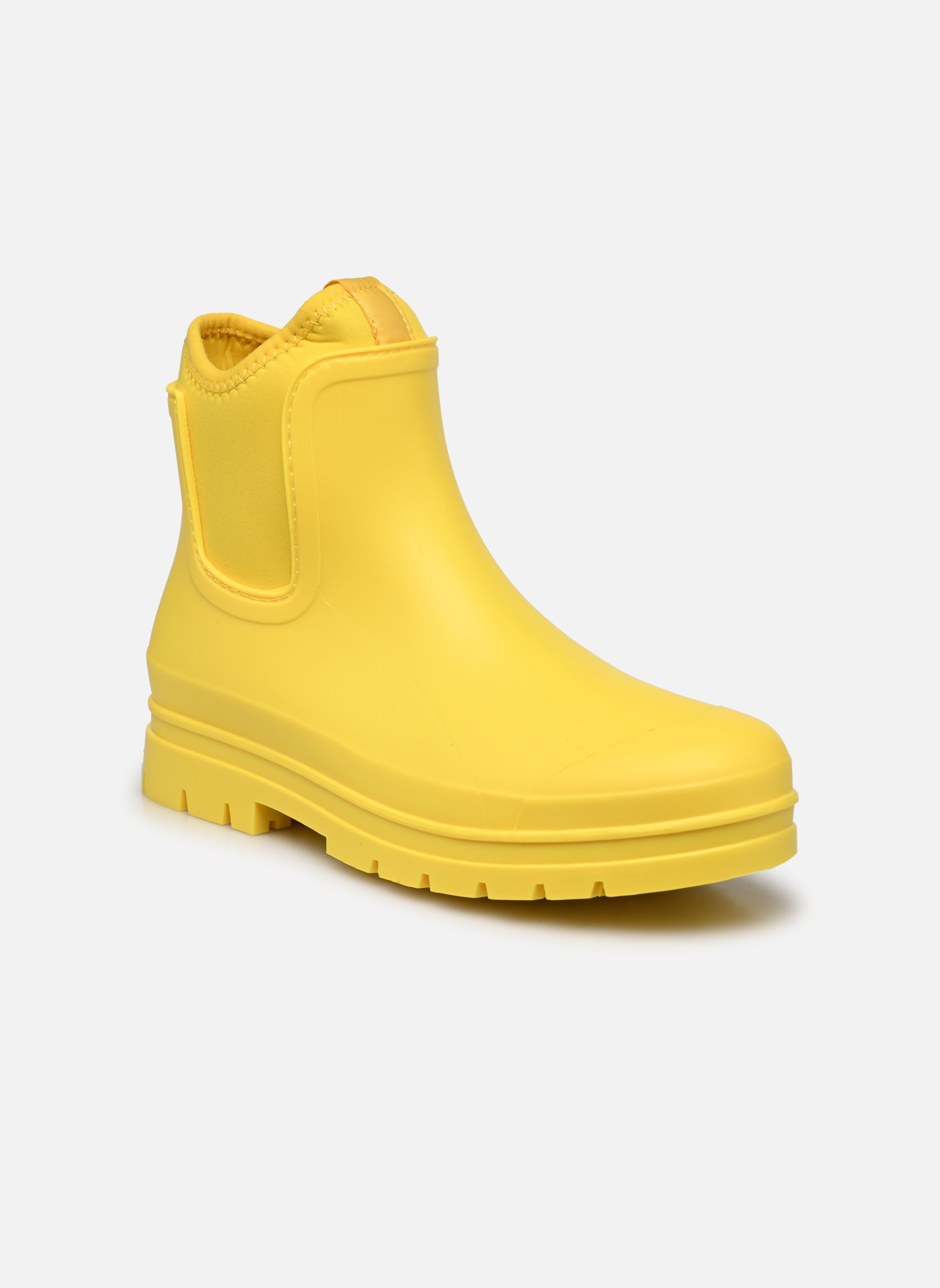 Regenlaarzen Rainboot with neoprene collar dames geel Colors of California Regenlaarzen Rainboot with neoprene collar dames geel YELLOW