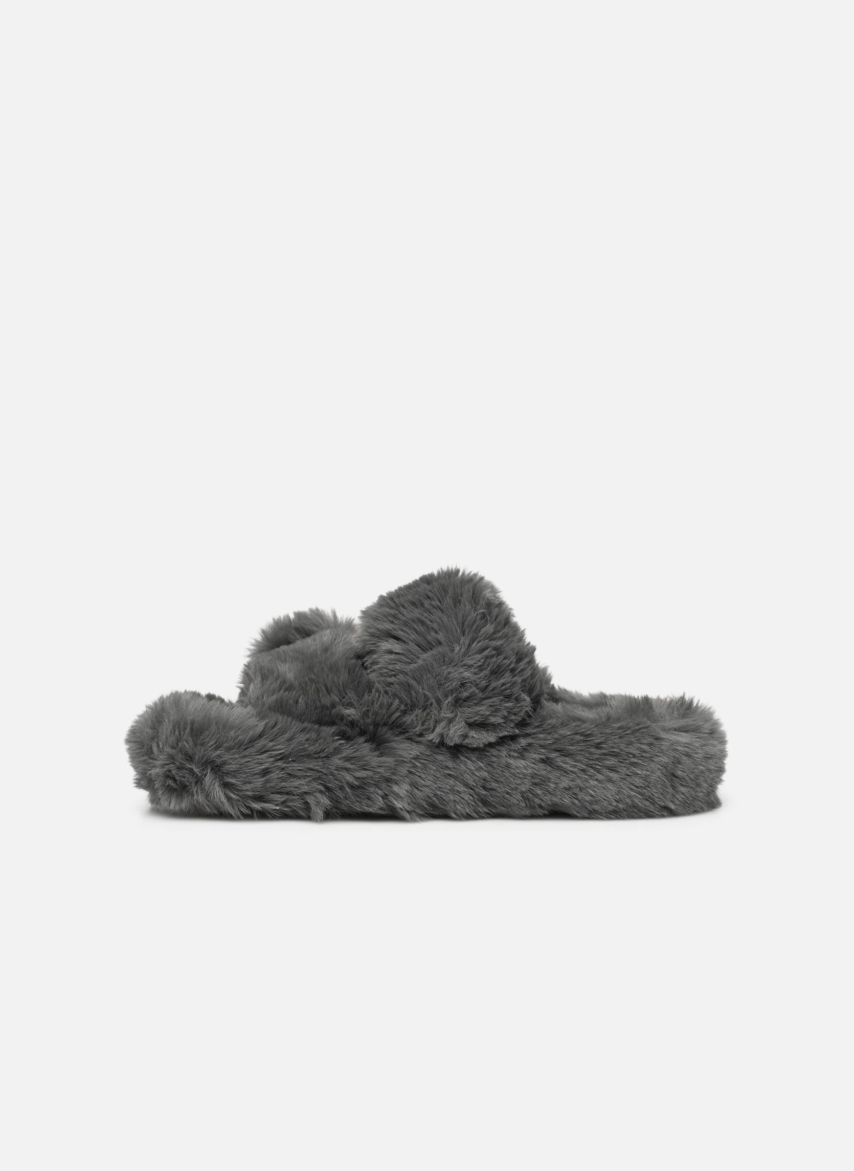 Hausschuhe Slipper in faux fur damen grau Colors of California Hausschuhe Slipper in faux fur damen grau GREY