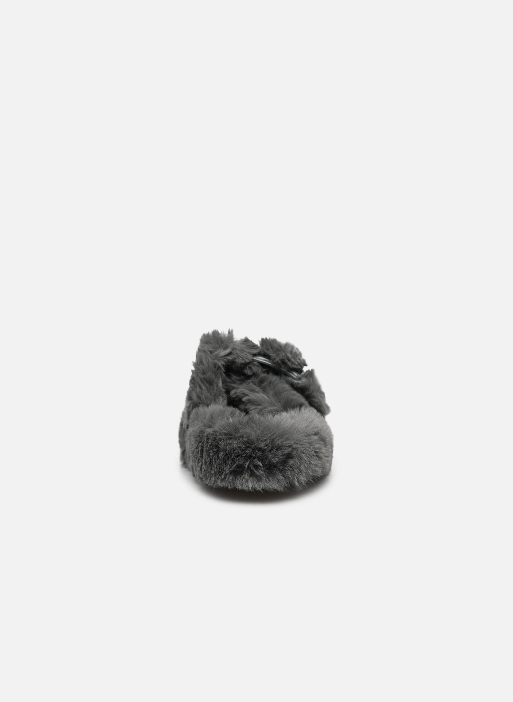Hausschuhe Slipper in faux fur damen grau Colors of California Hausschuhe Slipper in faux fur damen grau GREY