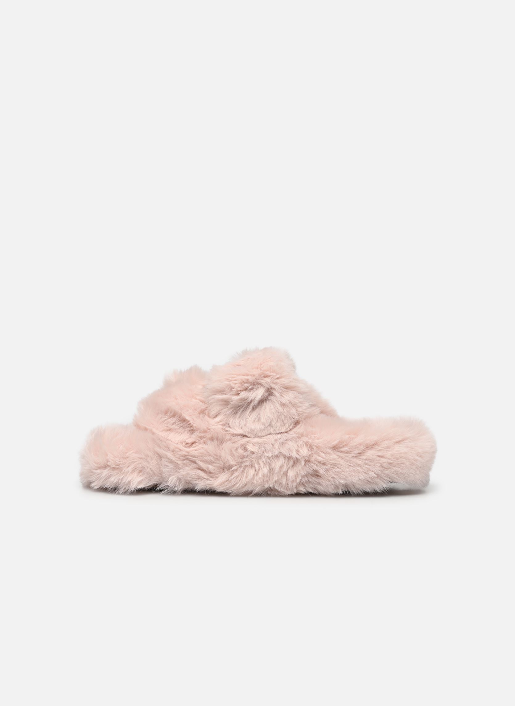 Pantoffels Slipper in faux fur dames roze Colors of California Pantoffels Slipper in faux fur dames roze PINK