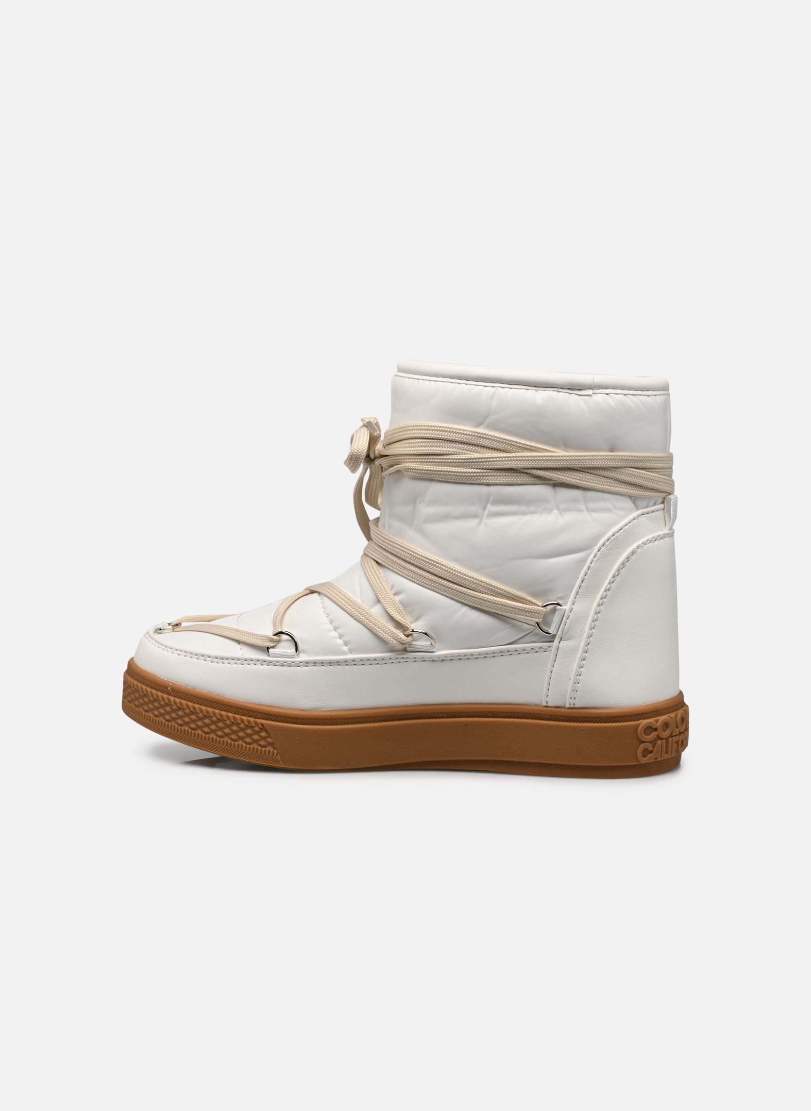 Snowboots Snow boot nylon Fabric dames wit Colors of California Snowboots Snow boot nylon Fabric dames wit WHITE