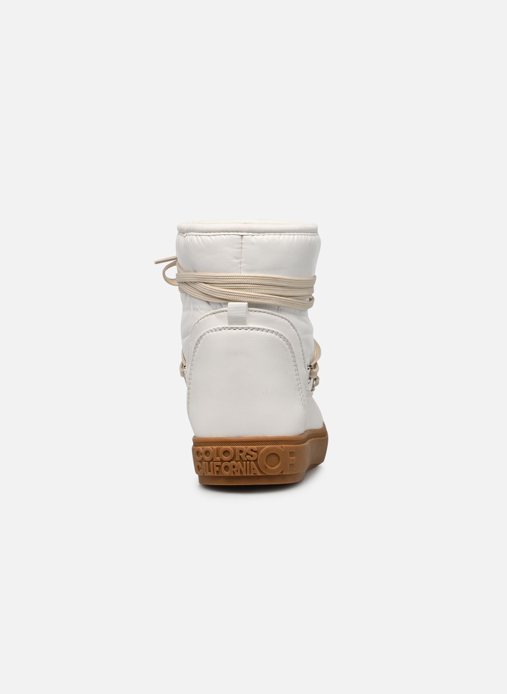 Snowboots Snow boot nylon Fabric dames wit Colors of California Snowboots Snow boot nylon Fabric dames wit WHITE