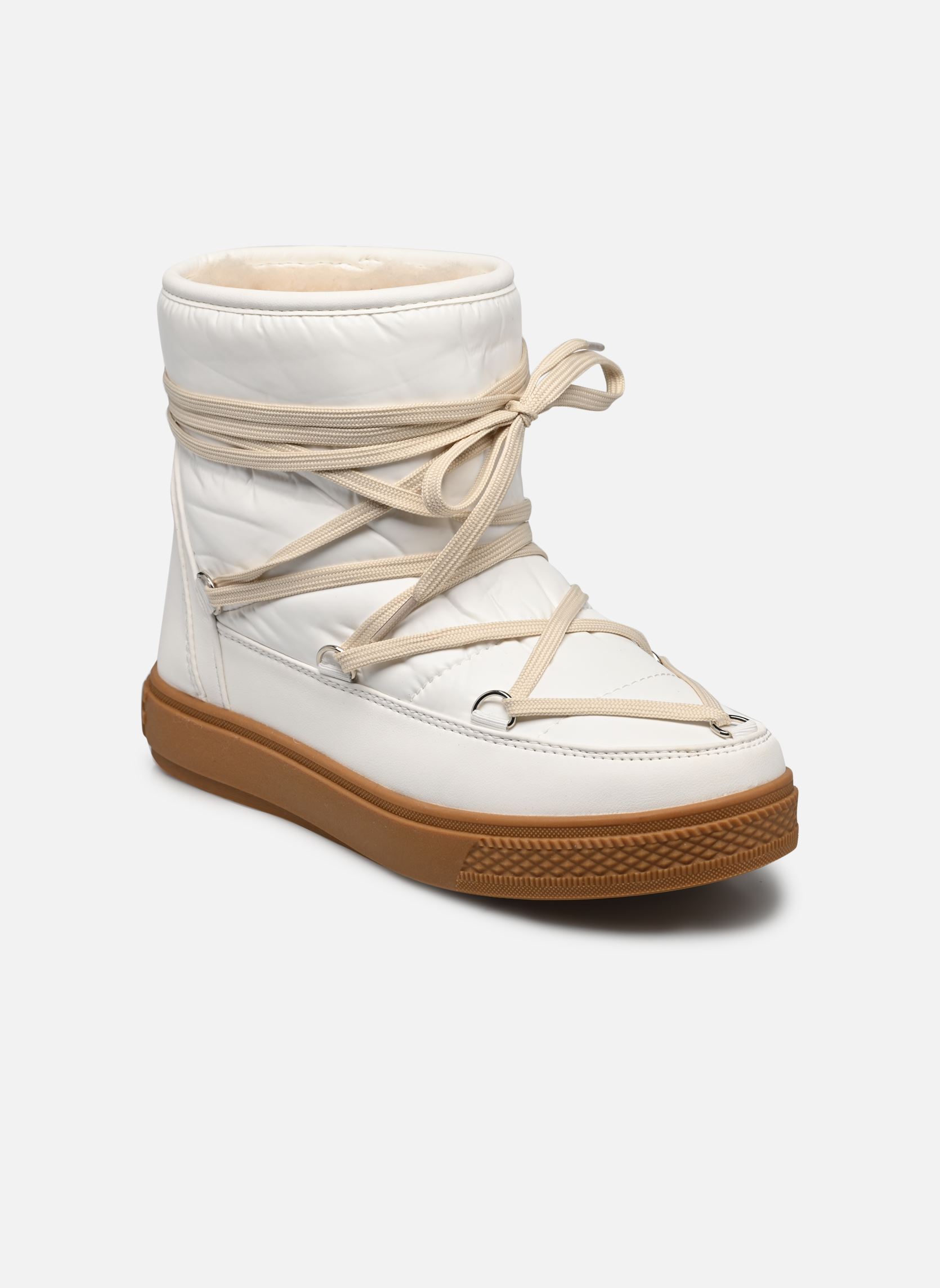 Snowboots Snow boot nylon Fabric dames wit Colors of California Snowboots Snow boot nylon Fabric dames wit WHITE