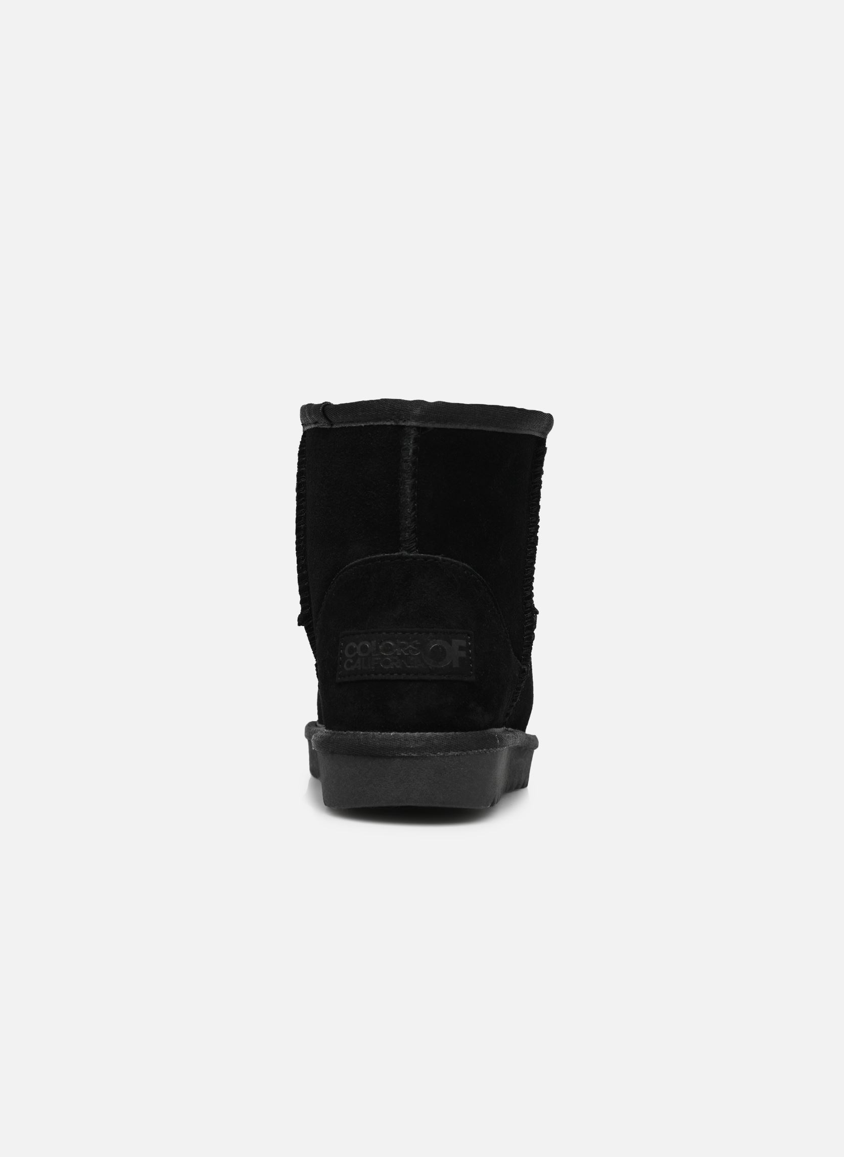 Stivaletti foderati Winter Boot in suede donna nero Colors of California Stivaletti foderati Winter Boot in suede donna nero BLACK