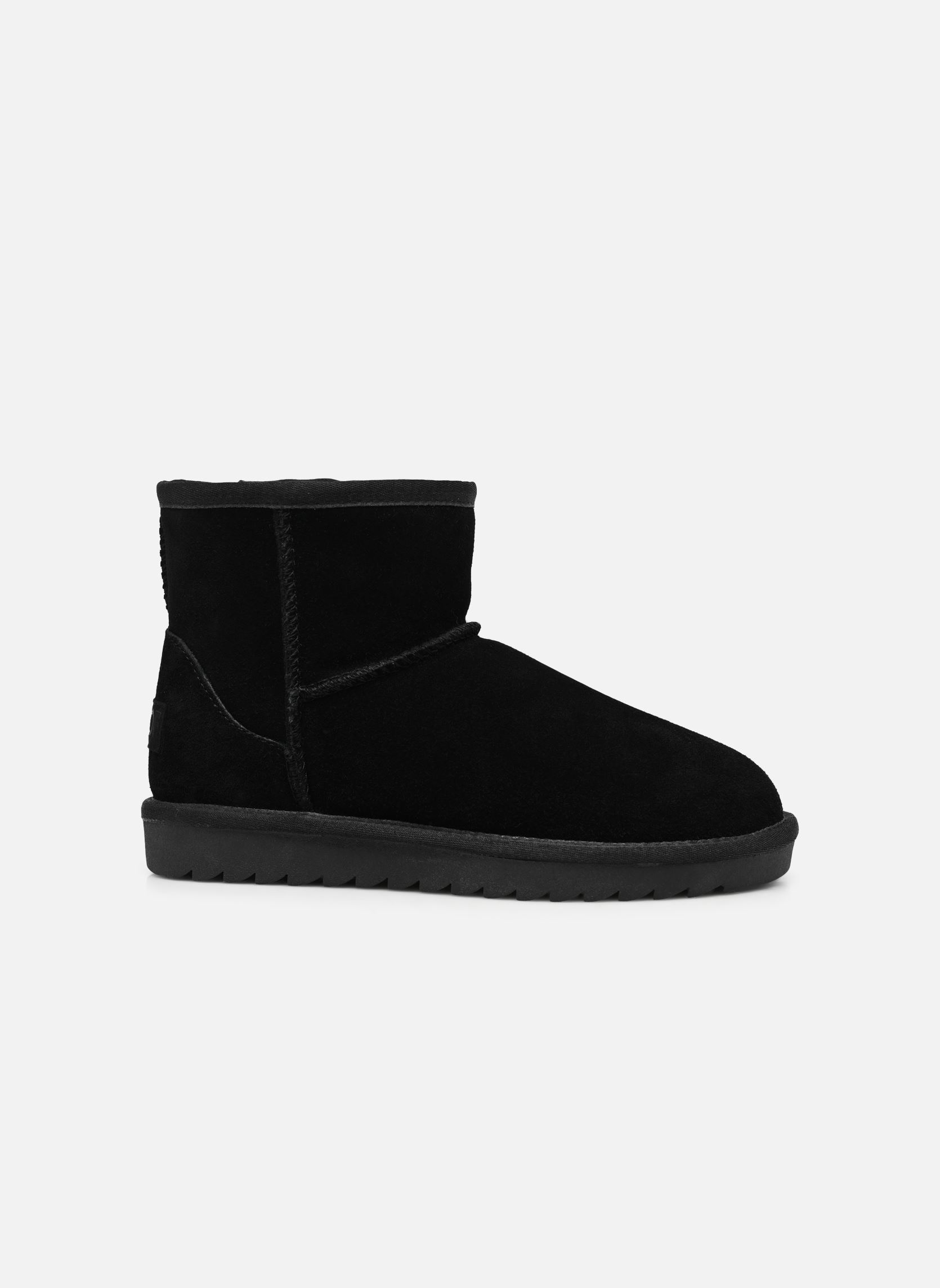 Stivaletti foderati Winter Boot in suede donna nero Colors of California Stivaletti foderati Winter Boot in suede donna nero BLACK