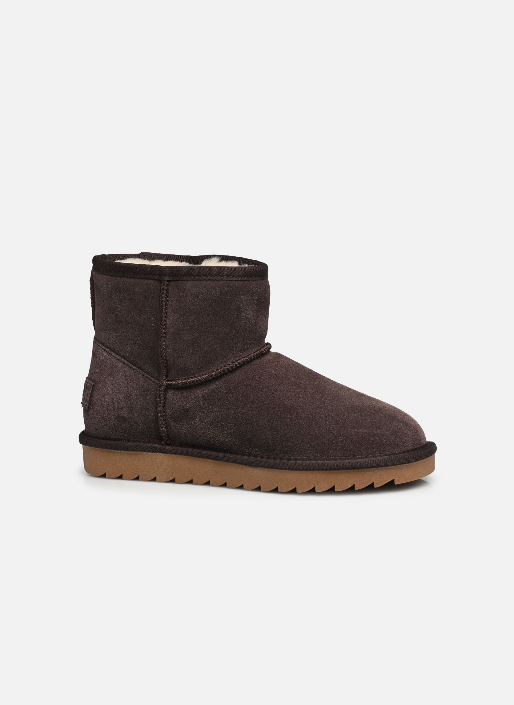 Botines forrados Winter Boot in suede mujer marrón Colors of California Botines forrados Winter Boot in suede mujer marrón MOKA