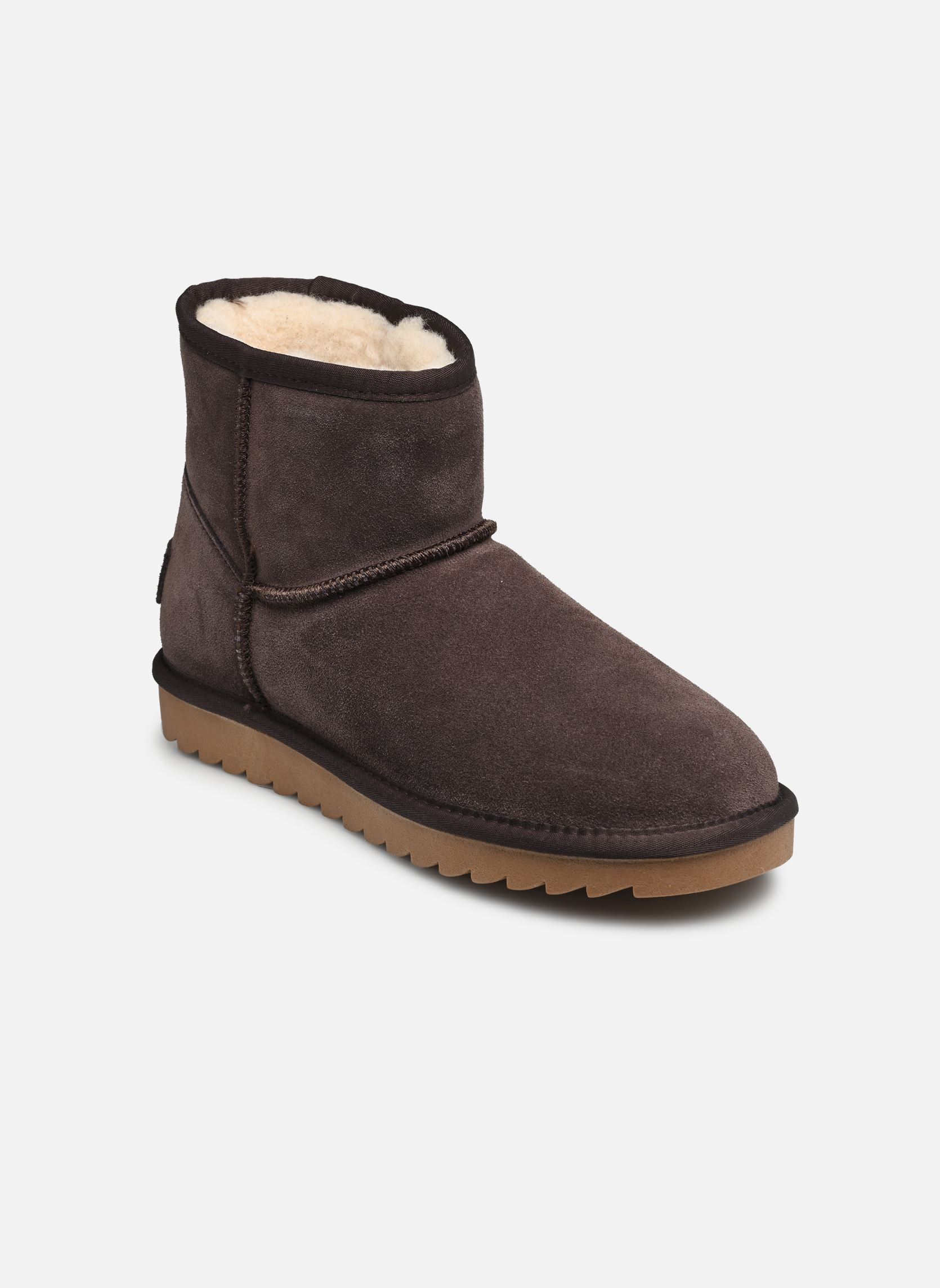 Botines forrados Winter Boot in suede mujer marrón Colors of California Botines forrados Winter Boot in suede mujer marrón MOKA