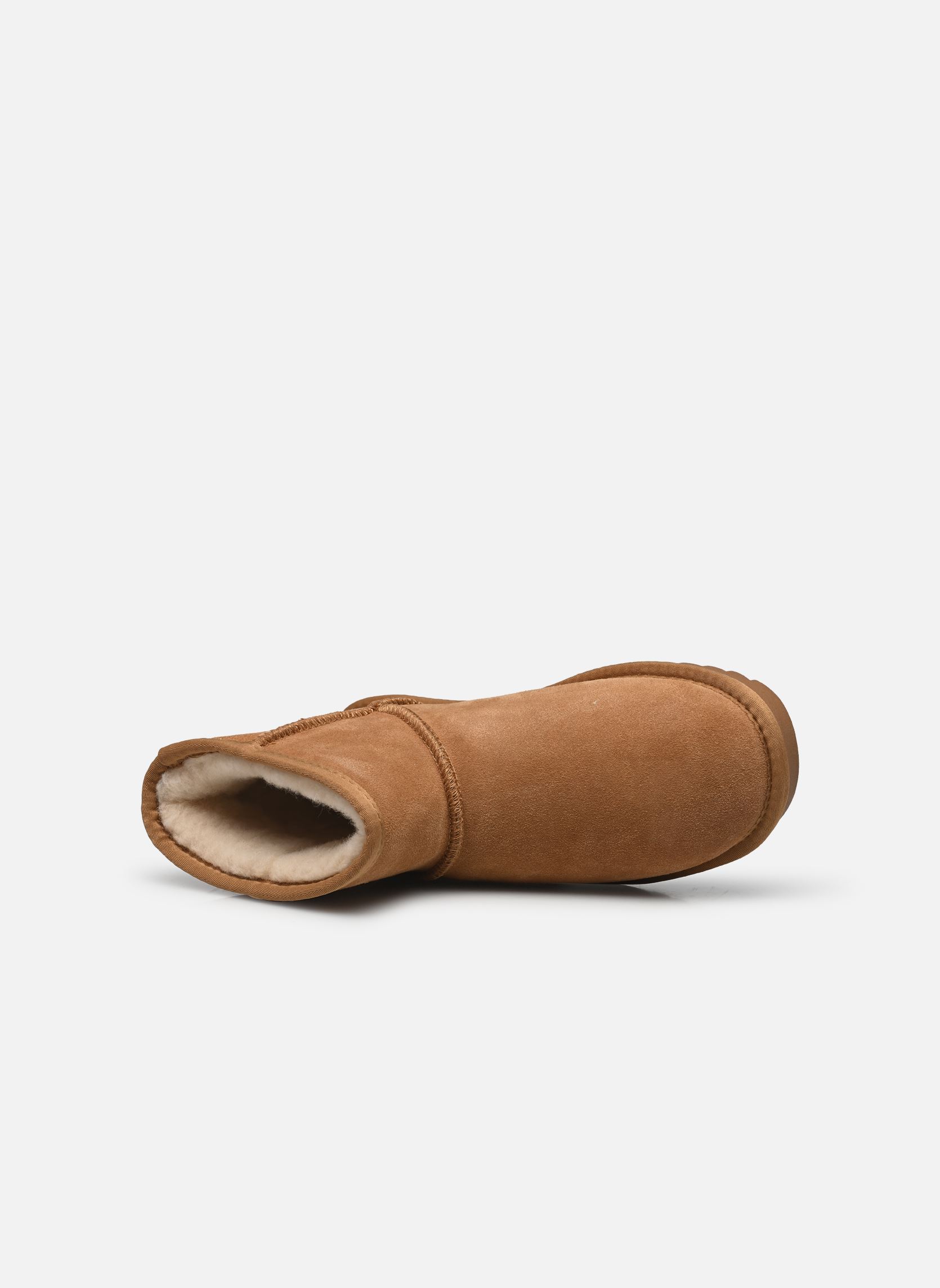 Gevoerde enkellaarsjes Winter Boot in suede dames beige Colors of California Gevoerde enkellaarsjes Winter Boot in suede dames beige TAN 2