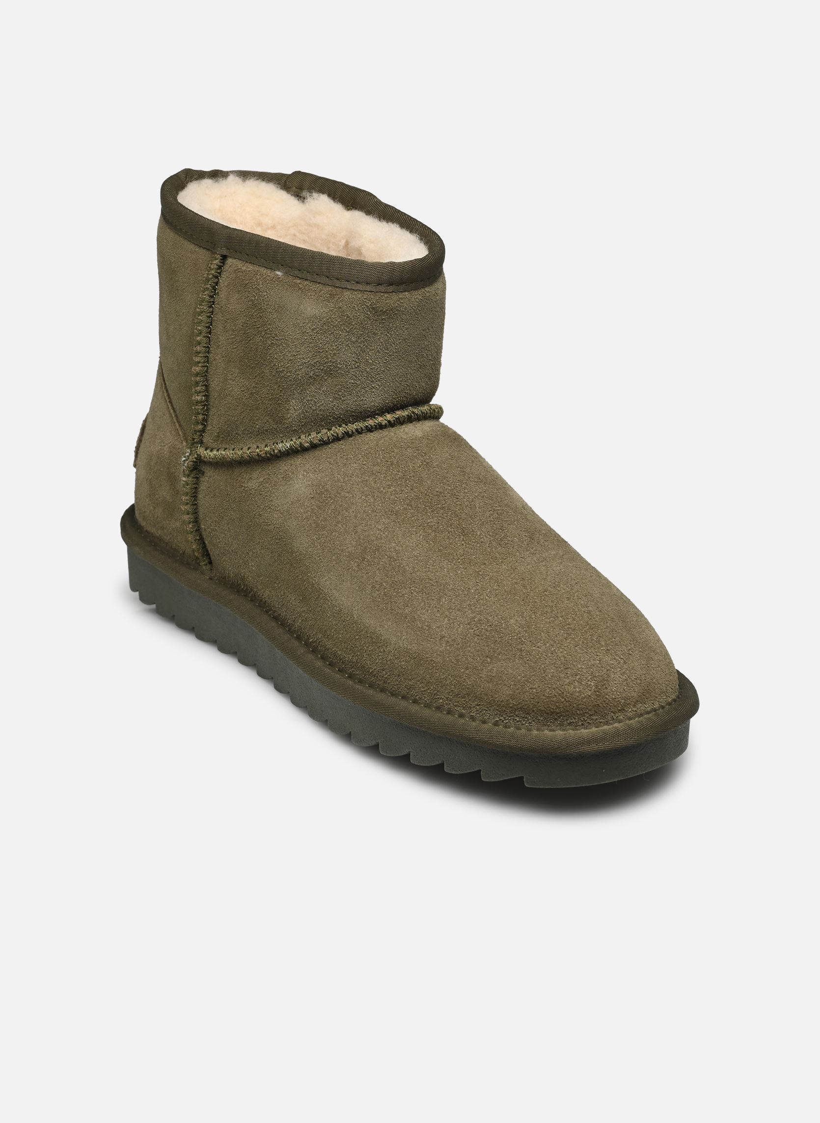 Bottines fourrées Winter Boot in suede femme vert Colors of California Bottines fourrées Winter Boot in suede femme vert MILITARY
