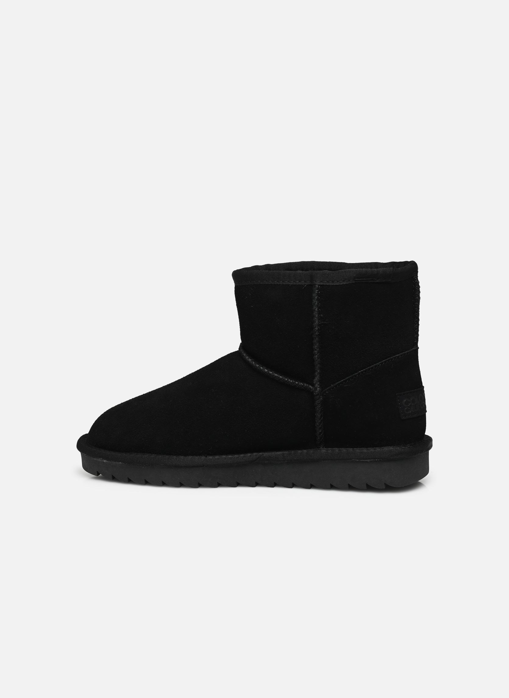 Gevoerde enkellaarsjes Winter Boot in suede dames zwart Colors of California Gevoerde enkellaarsjes Winter Boot in suede dames zwart BLACK 2
