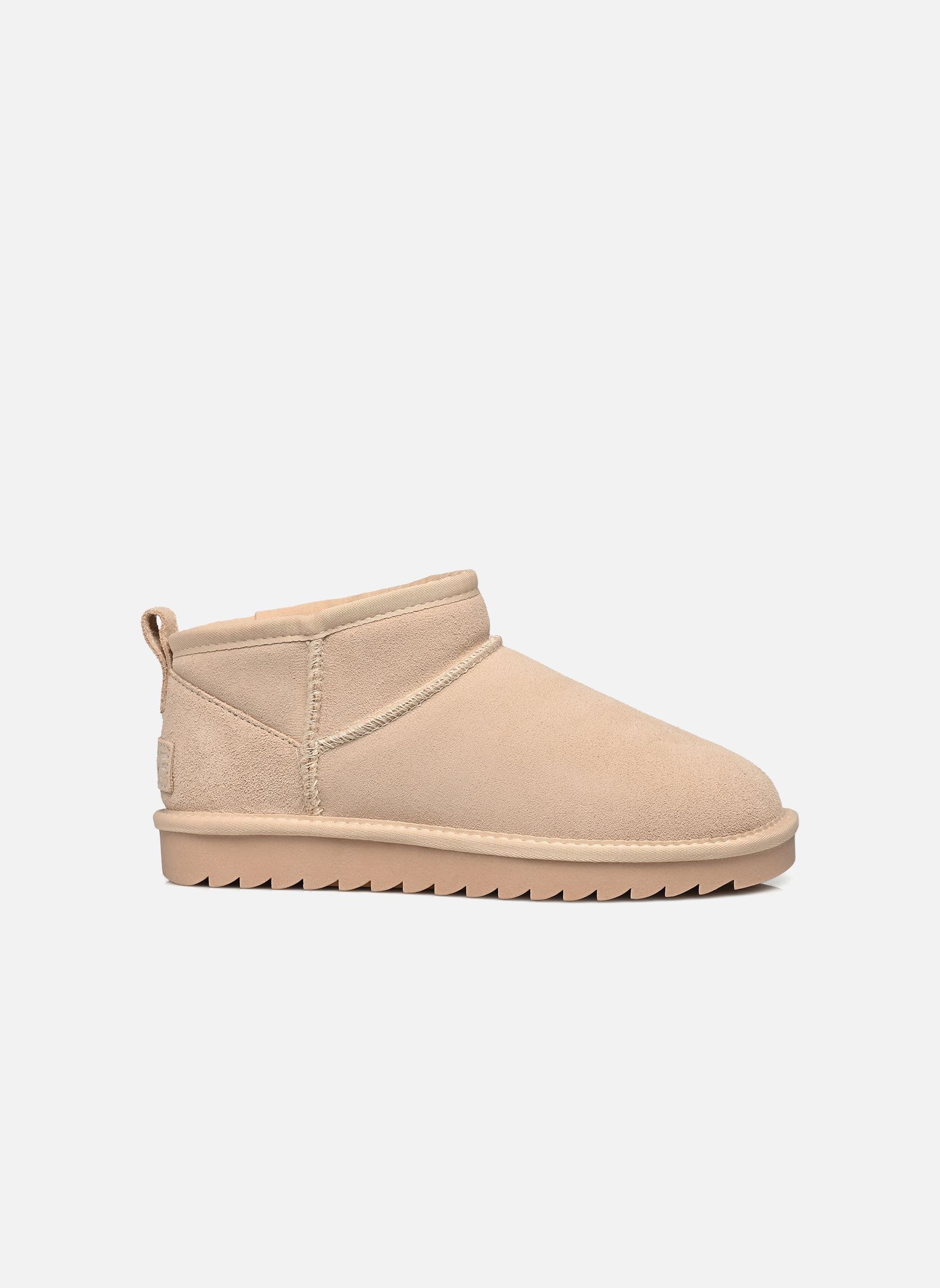 Botines forrados Short Winter boot in suede mujer beige Colors of California Botines forrados Short Winter boot in suede mujer beige OATMEAL