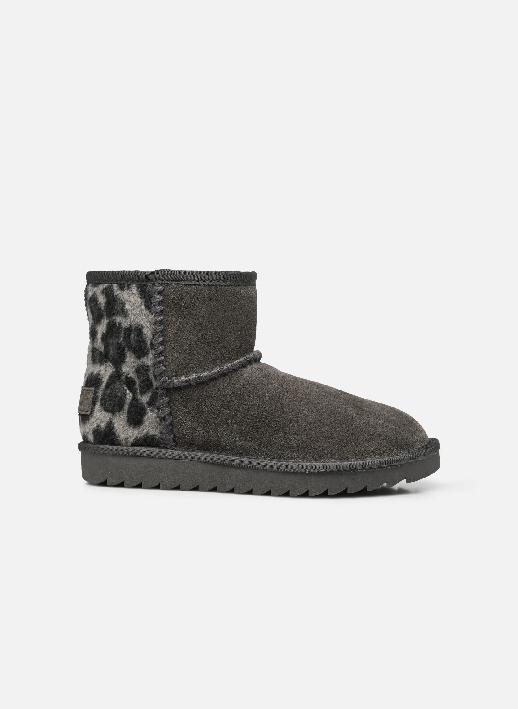 Bottines fourrées Winter boot leo wool and Suede femme gris Colors of California Bottines fourrées Winter boot leo wool and Suede femme gris GREY