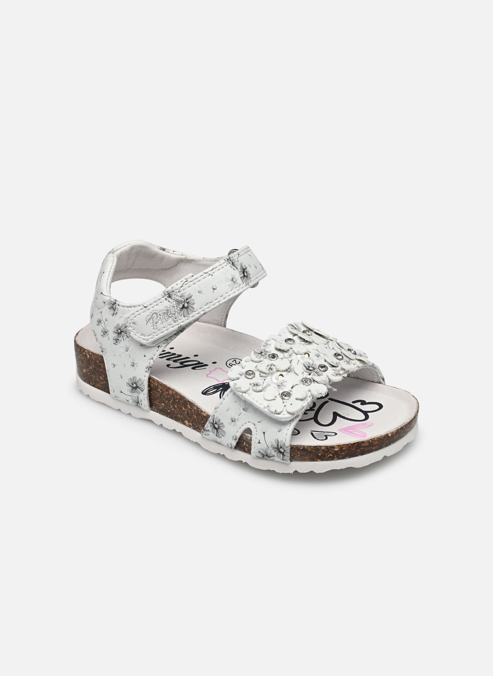 Sandales BIO SAND LIGHT fille blanc Primigi Sandales BIO SAND LIGHT fille blanc BIANCO