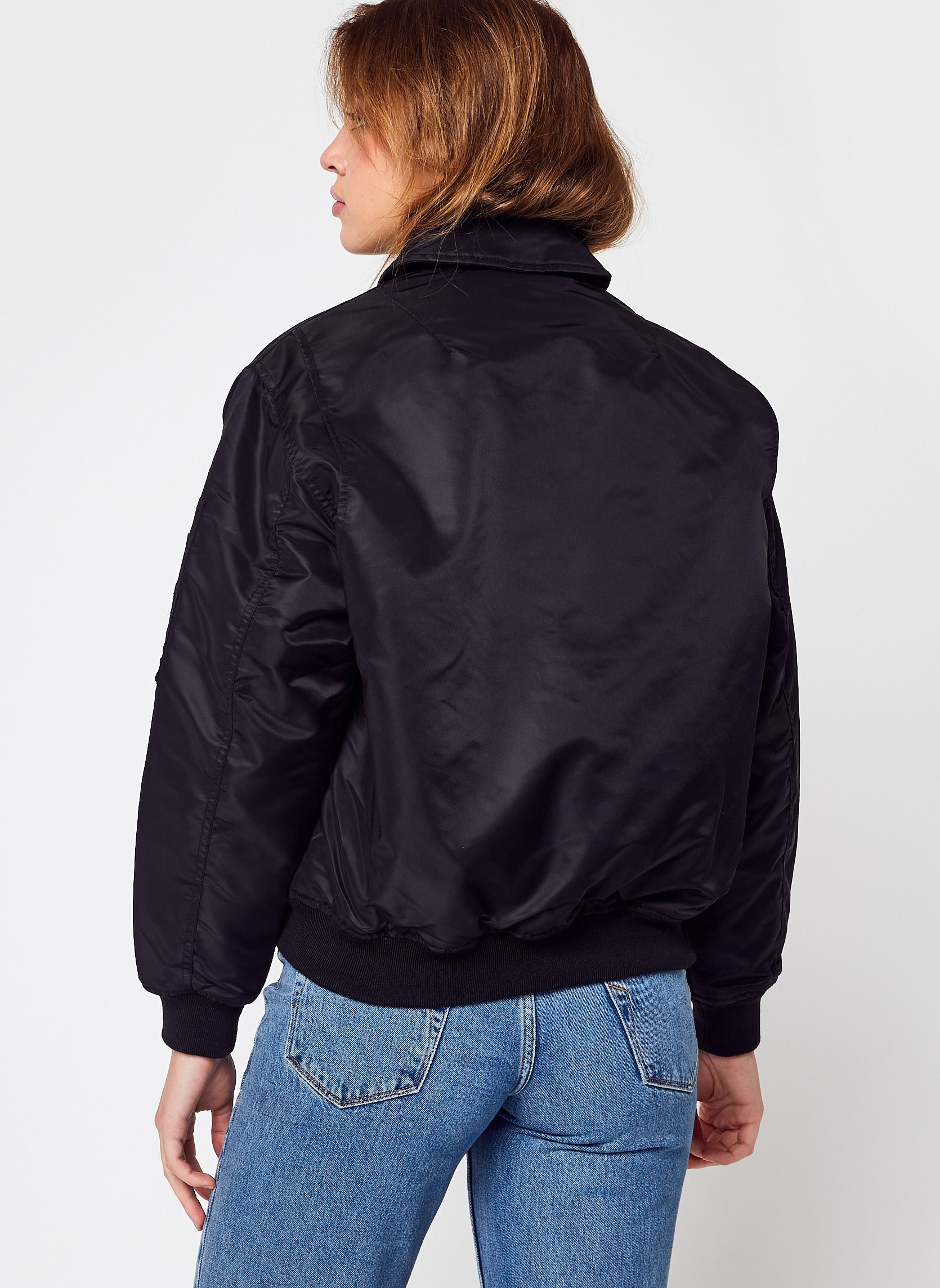 Blousons Bomber Cwu Femme-DANWRS femme noir Schott Blousons Bomber Cwu Femme-DANWRS femme noir BLACK