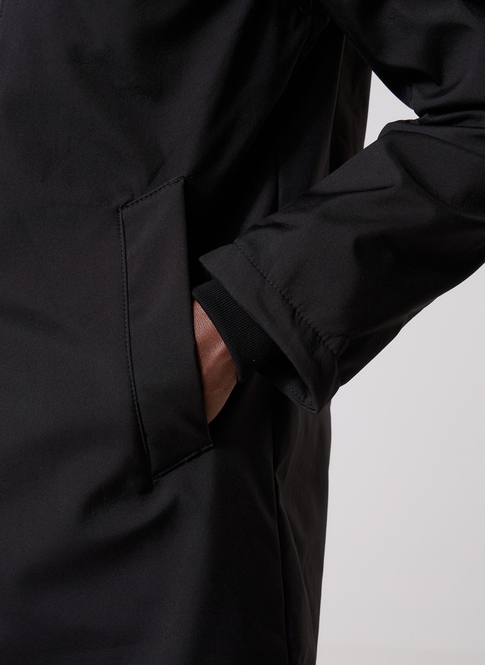 Manteaux classiques Blouson long Kalvin homme noir Schott Manteaux classiques Blouson long Kalvin homme noir BLACK