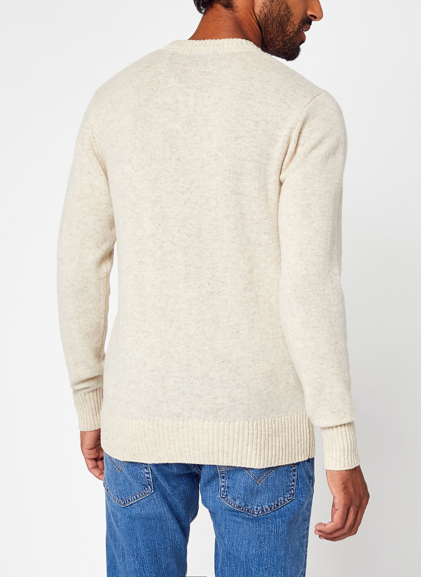 Pulls Pull Pllance 1 homme blanc Schott Pulls Pull Pllance 1 homme blanc HEATHER OFF WHITE