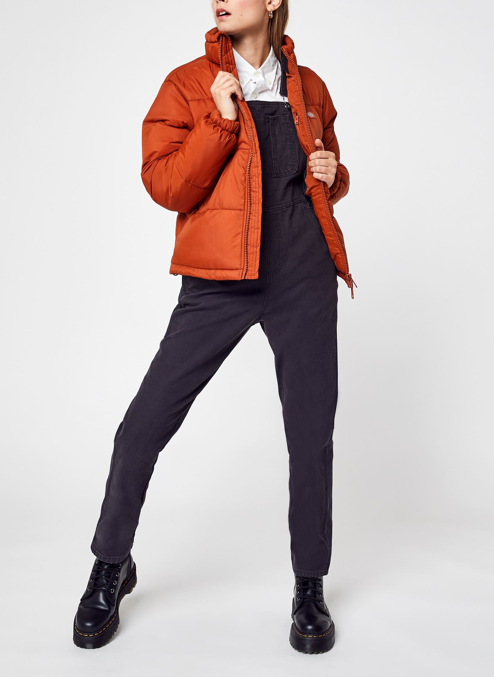 Petos Dickies Duck Canvas Bib W Sw Black mujer negro Dickies Petos Dickies Duck Canvas Bib W Sw Black mujer negro Stone Washed Black