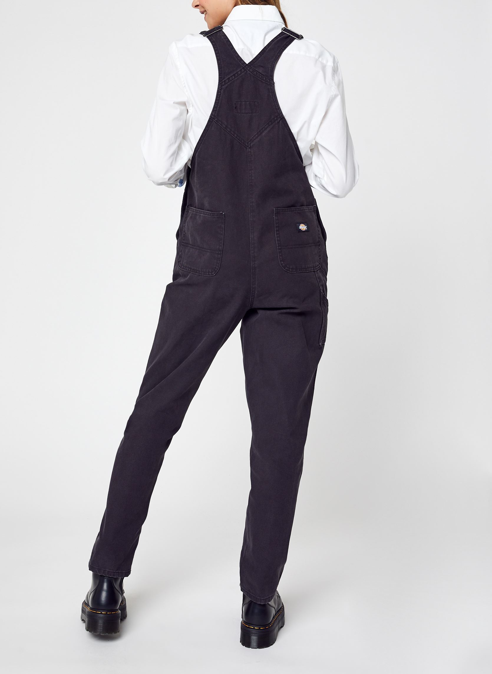 Petos Dickies Duck Canvas Bib W Sw Black mujer negro Dickies Petos Dickies Duck Canvas Bib W Sw Black mujer negro Stone Washed Black