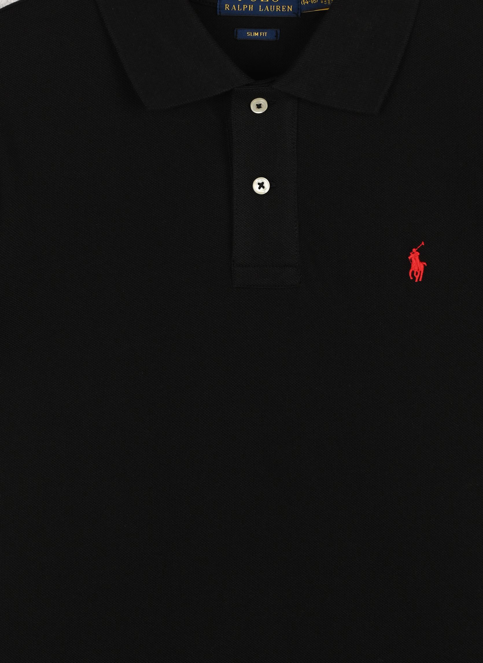 Polos Polo Cintré En Coton Piqué 547926 garçon noir Polo Ralph Lauren Polos Polo Cintré En Coton Piqué 547926 garçon noir POLO BLACK