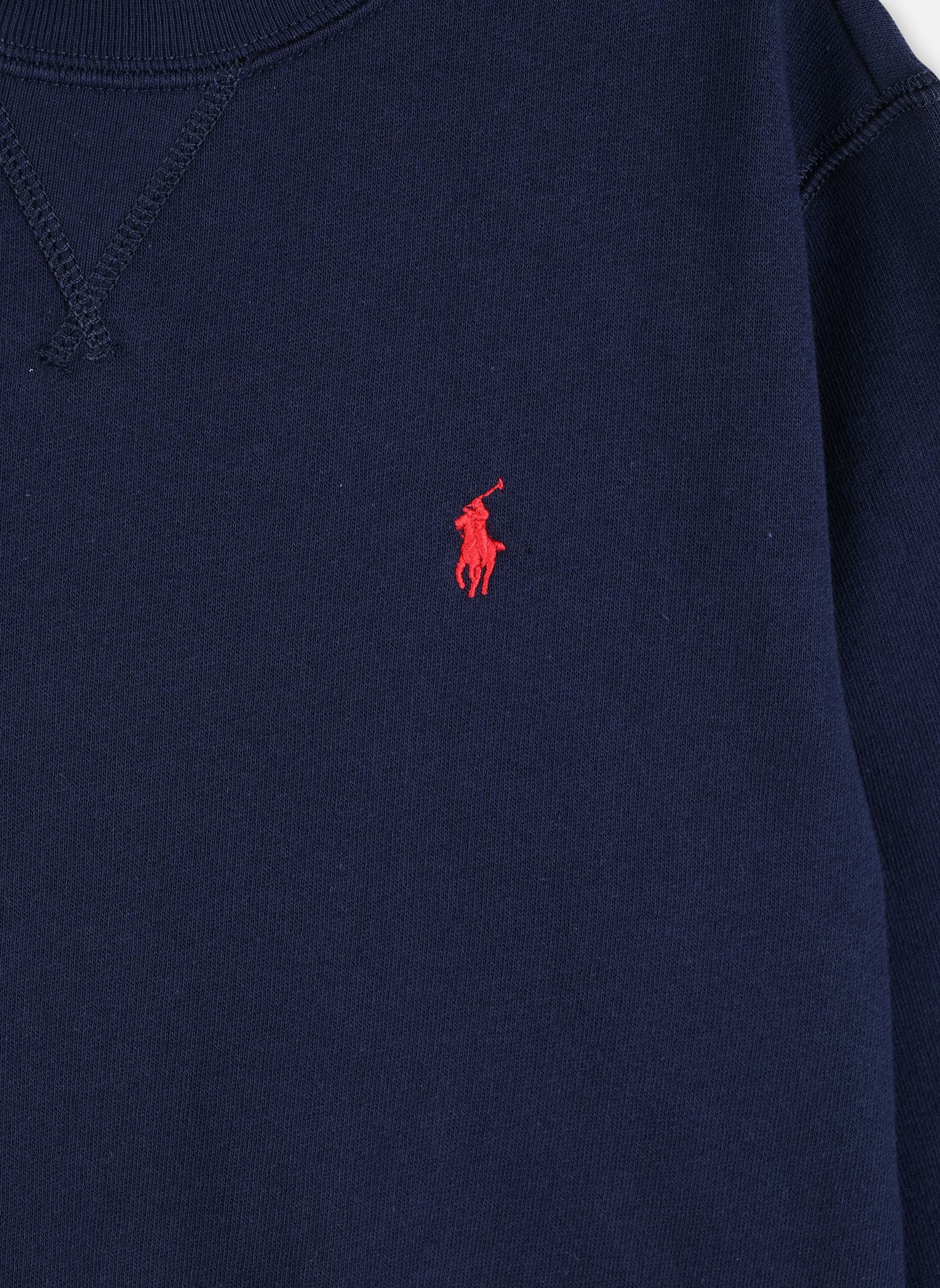 Sweats zippés Sweat molletonné en coton mélangé 322772 garçon bleu Polo Ralph Lauren Sweats zippés Sweat molletonné en coton mélangé 322772 garçon bleu CRUISE NAVY