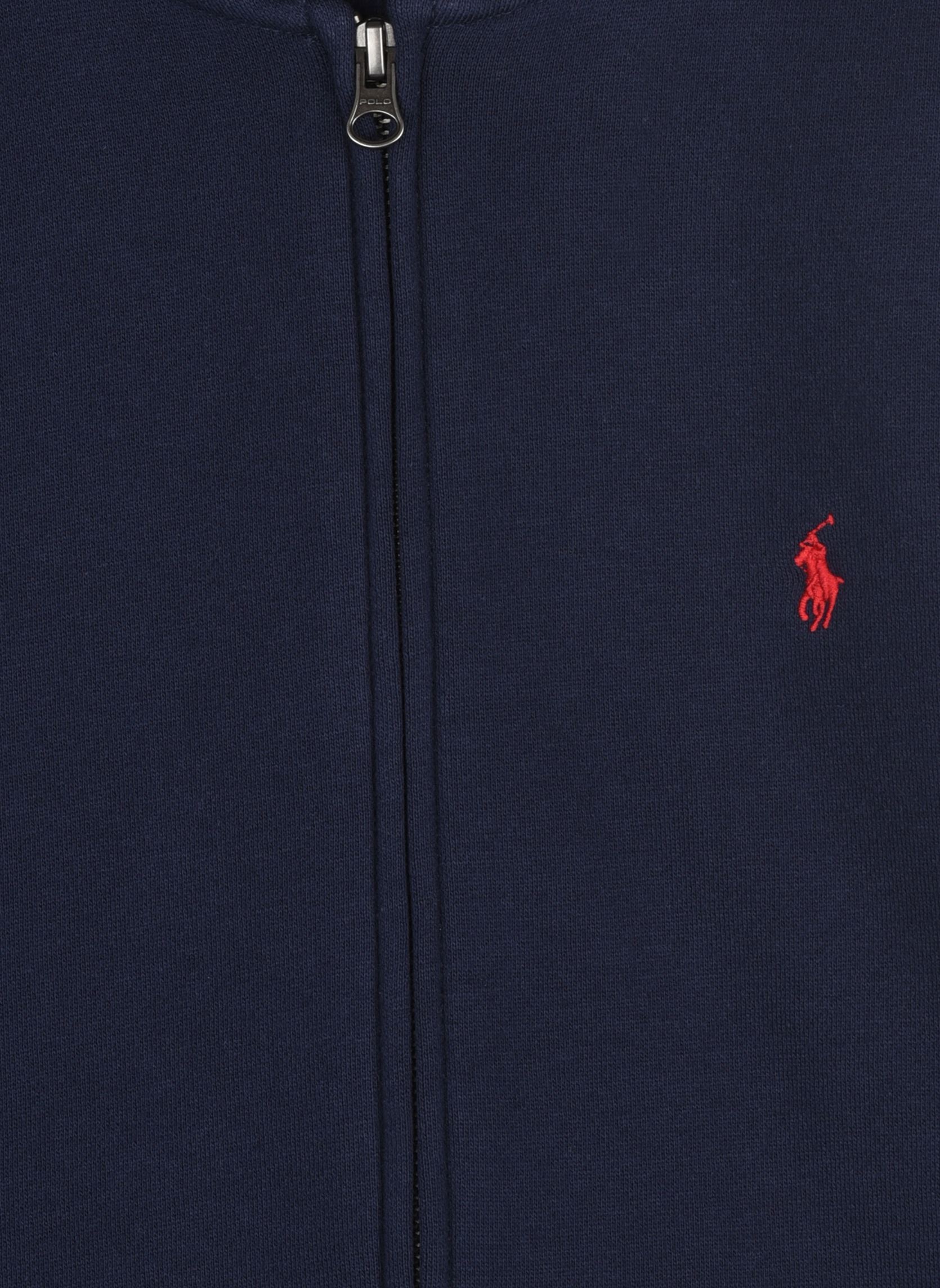 Sweats zippés Sweat à capuche en molleton mélangé garçon bleu Polo Ralph Lauren Sweats zippés Sweat à capuche en molleton mélangé garçon bleu CRUISE NAVY