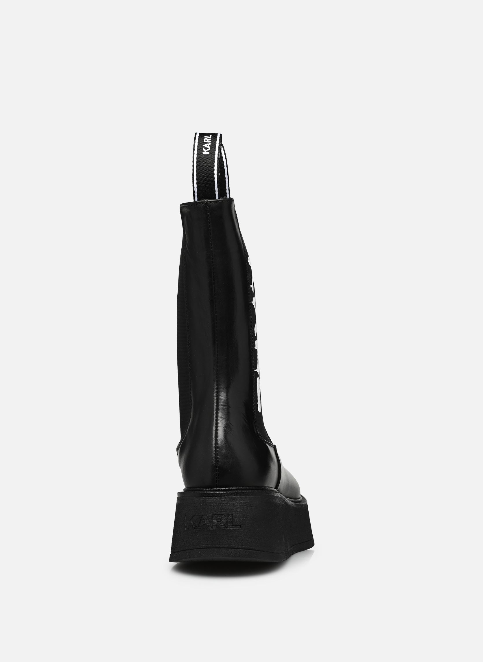 Bottines basses Zephyr Midi Gore Boot femme noir Karl Lagerfeld Bottines basses Zephyr Midi Gore Boot femme noir Black Lthr