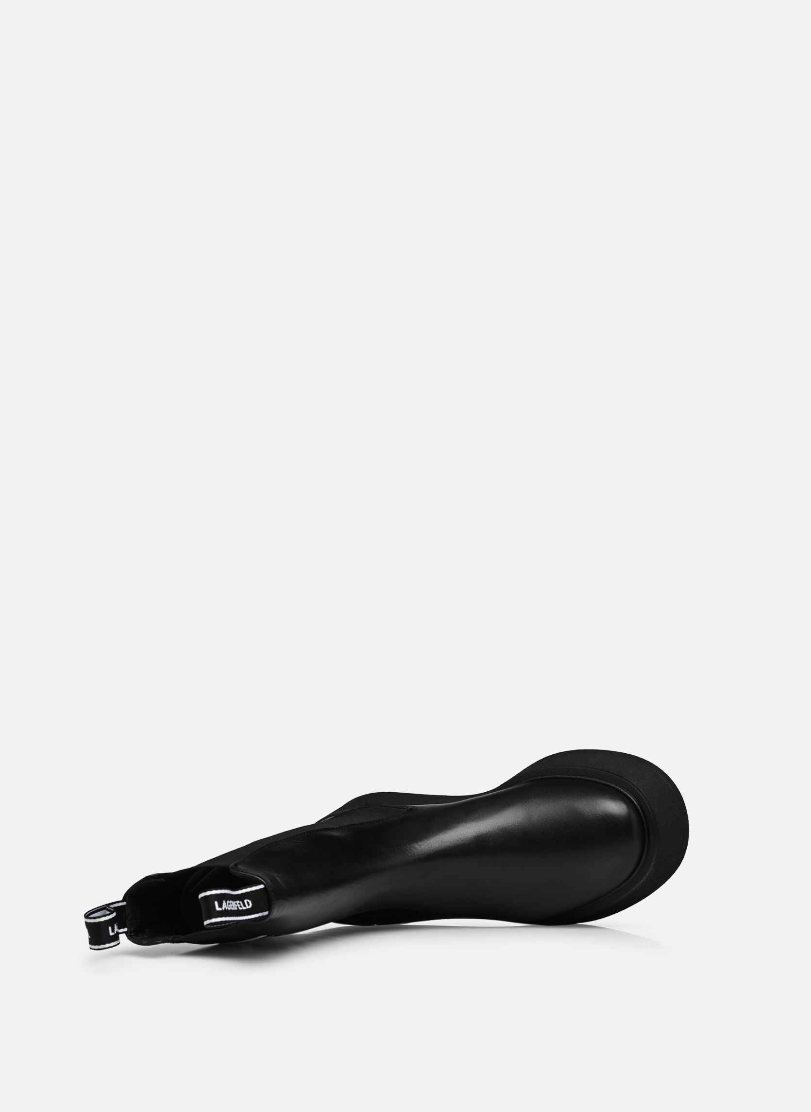 Bottines basses Zephyr Midi Gore Boot femme noir Karl Lagerfeld Bottines basses Zephyr Midi Gore Boot femme noir Black Lthr