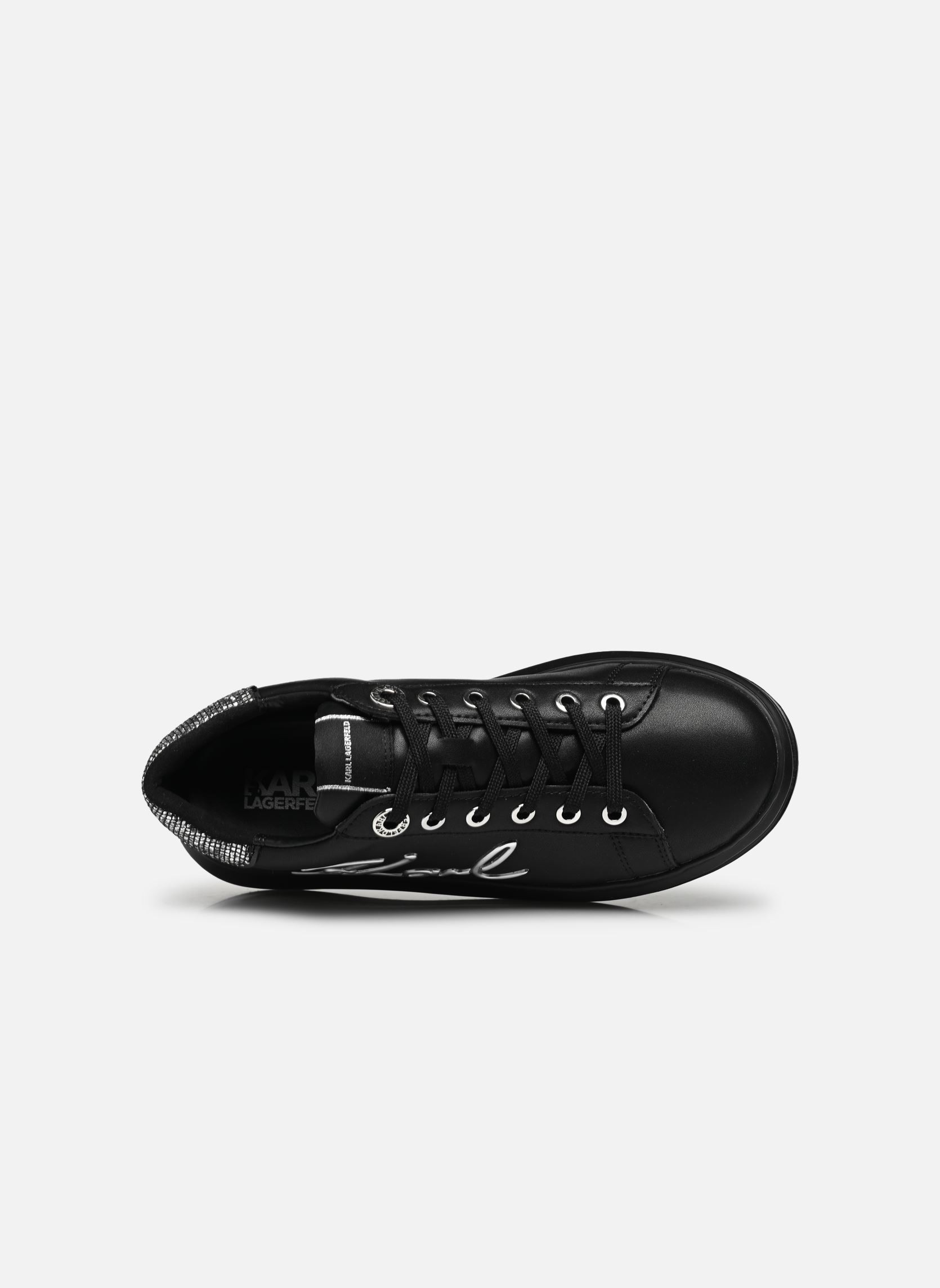 Zapatillas bajas Kapri Signia Lace Lthr mujer negro Karl Lagerfeld Zapatillas bajas Kapri Signia Lace Lthr mujer negro Black Lthr w/Silver
