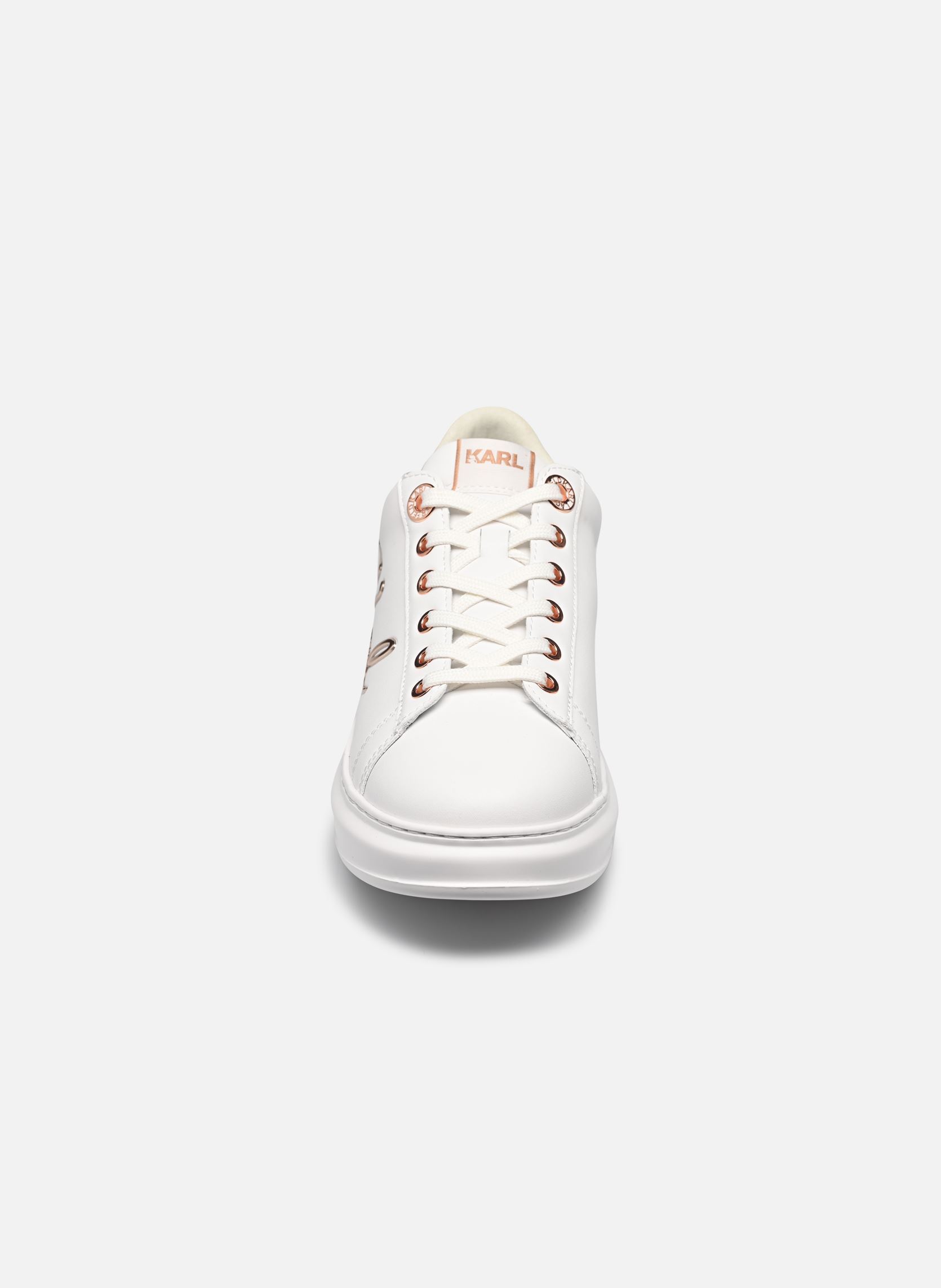Zapatillas bajas Kapri Signia Lace Lthr mujer blanco Karl Lagerfeld Zapatillas bajas Kapri Signia Lace Lthr mujer blanco White Textured Lthr w/Pink