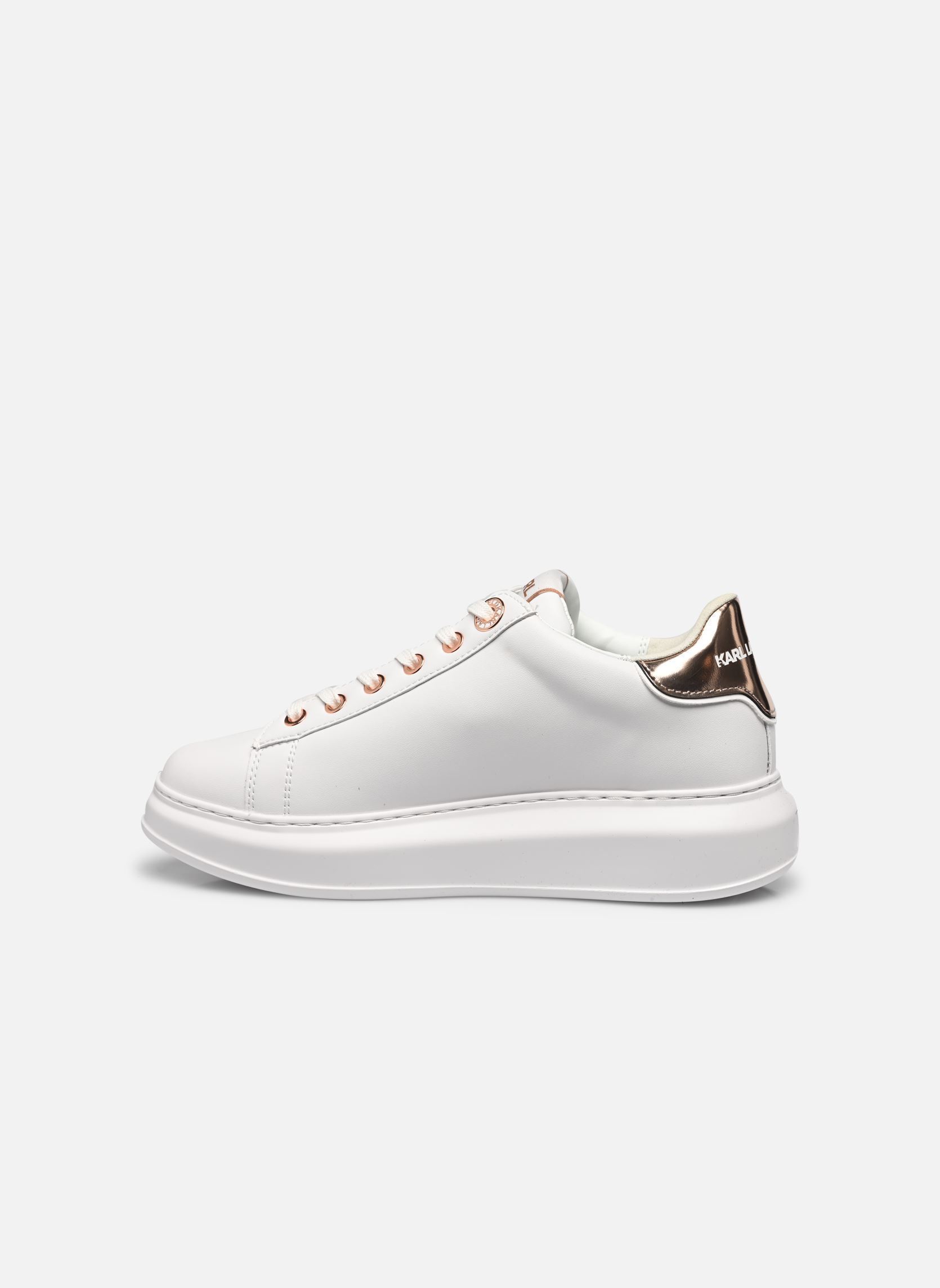 Zapatillas bajas Kapri Signia Lace Lthr mujer blanco Karl Lagerfeld Zapatillas bajas Kapri Signia Lace Lthr mujer blanco White Textured Lthr w/Pink