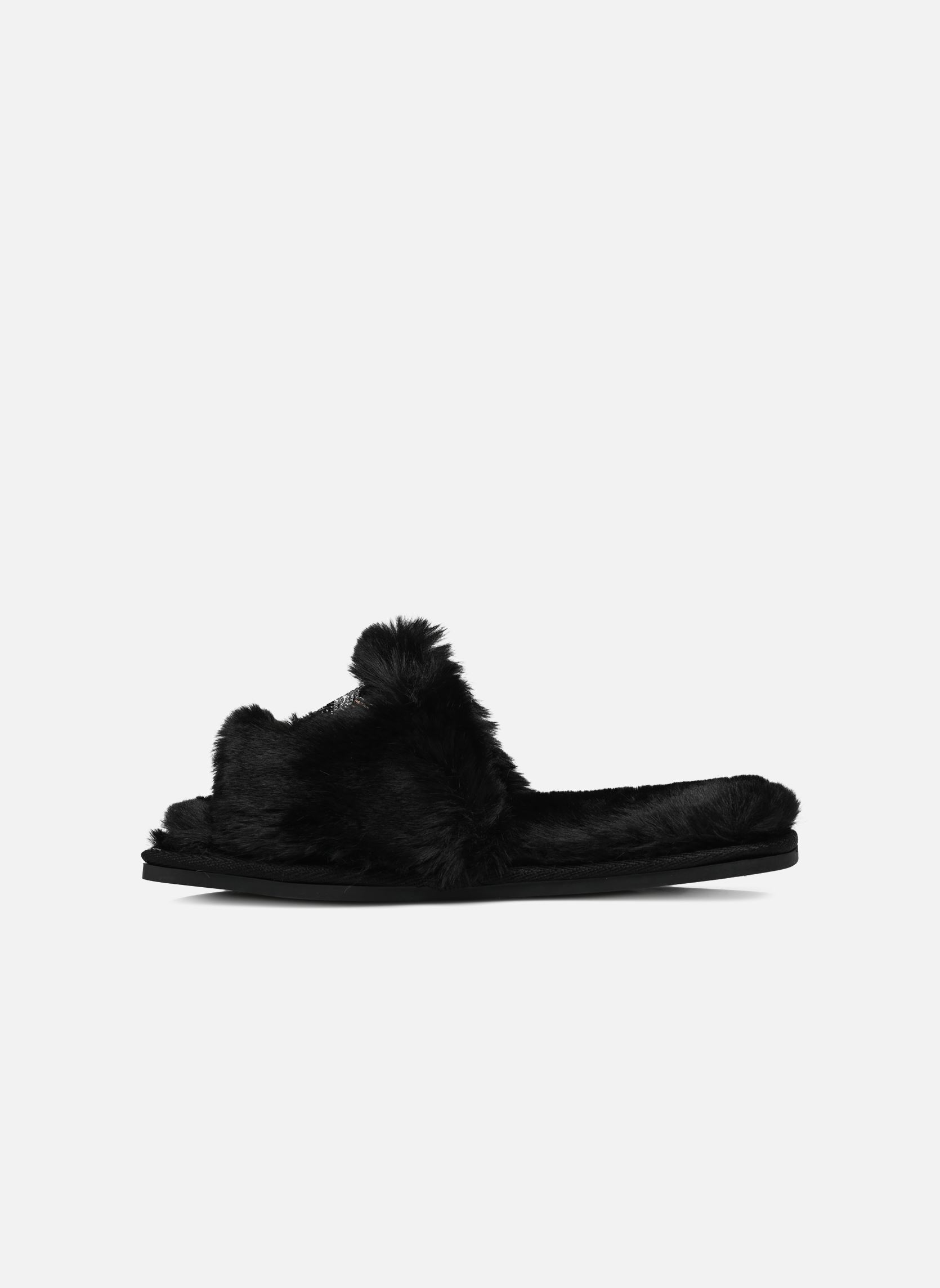 Pantofole Salon II Glitter Twin Slide donna nero Karl Lagerfeld Pantofole Salon II Glitter Twin Slide donna nero Black Synth Fur
