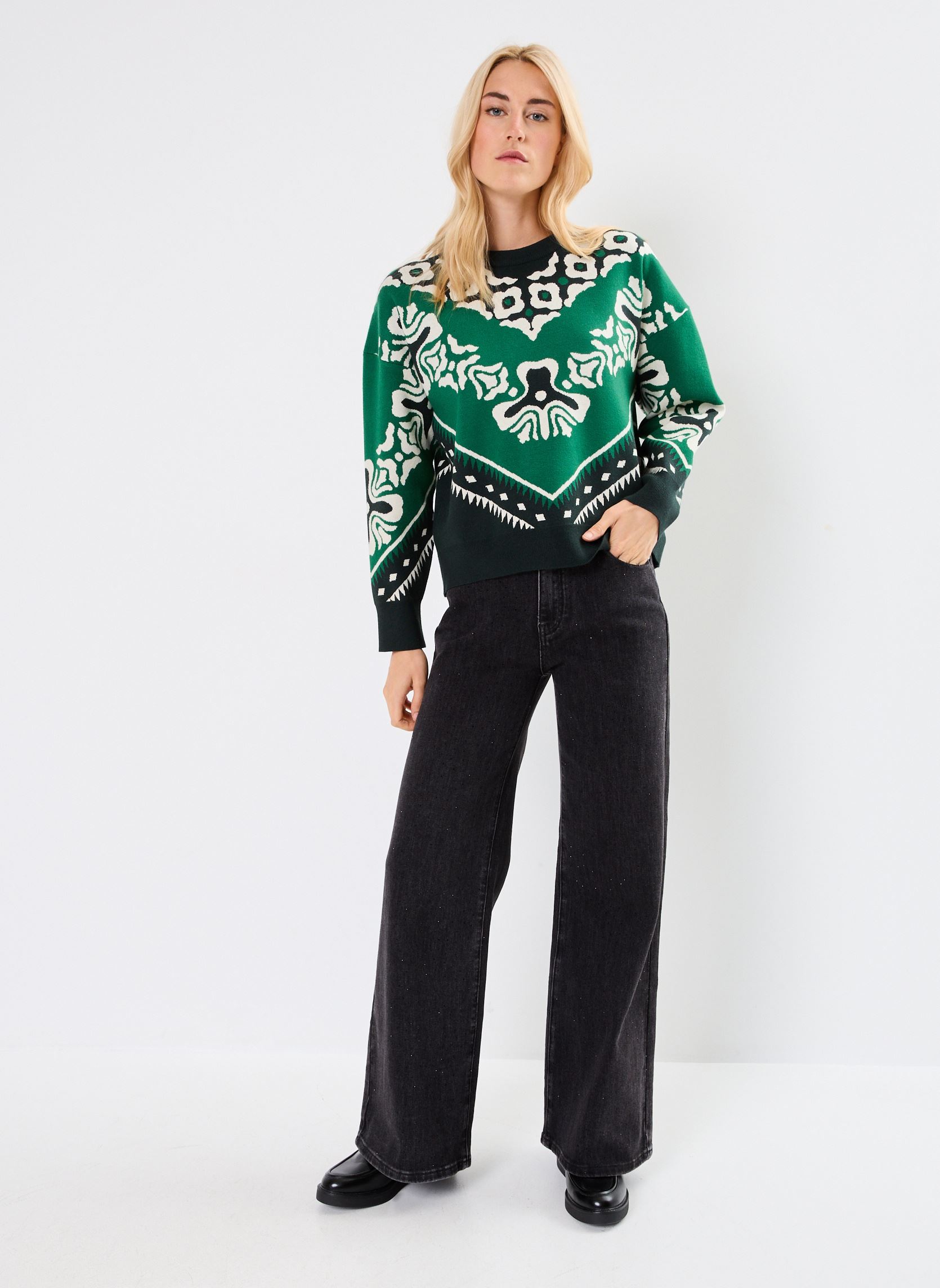 Pulls Pavaro femme vert Suncoo Pulls Pavaro femme vert Vert