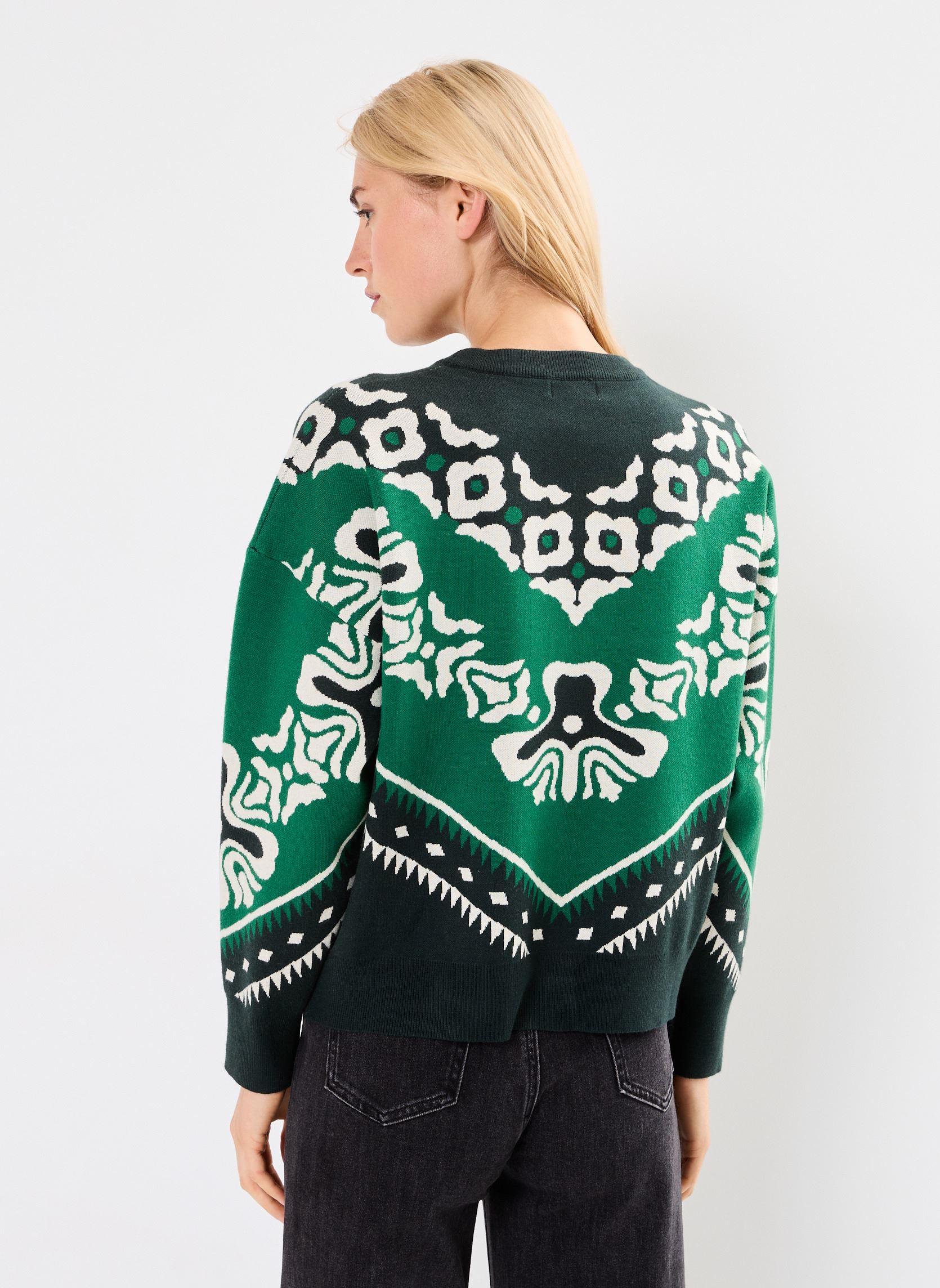Pulls Pavaro femme vert Suncoo Pulls Pavaro femme vert Vert