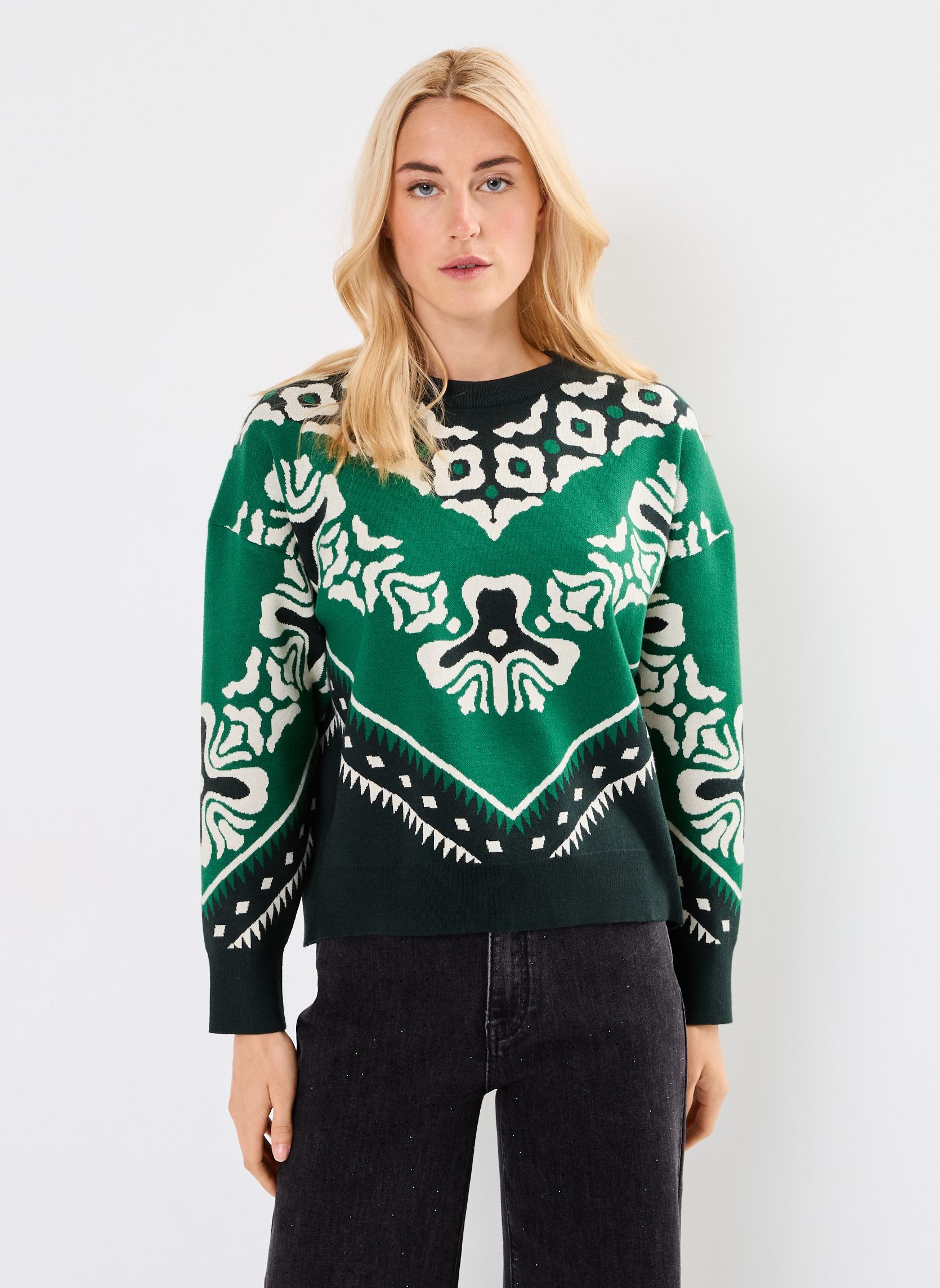 Pulls Pavaro femme vert Suncoo Pulls Pavaro femme vert Vert