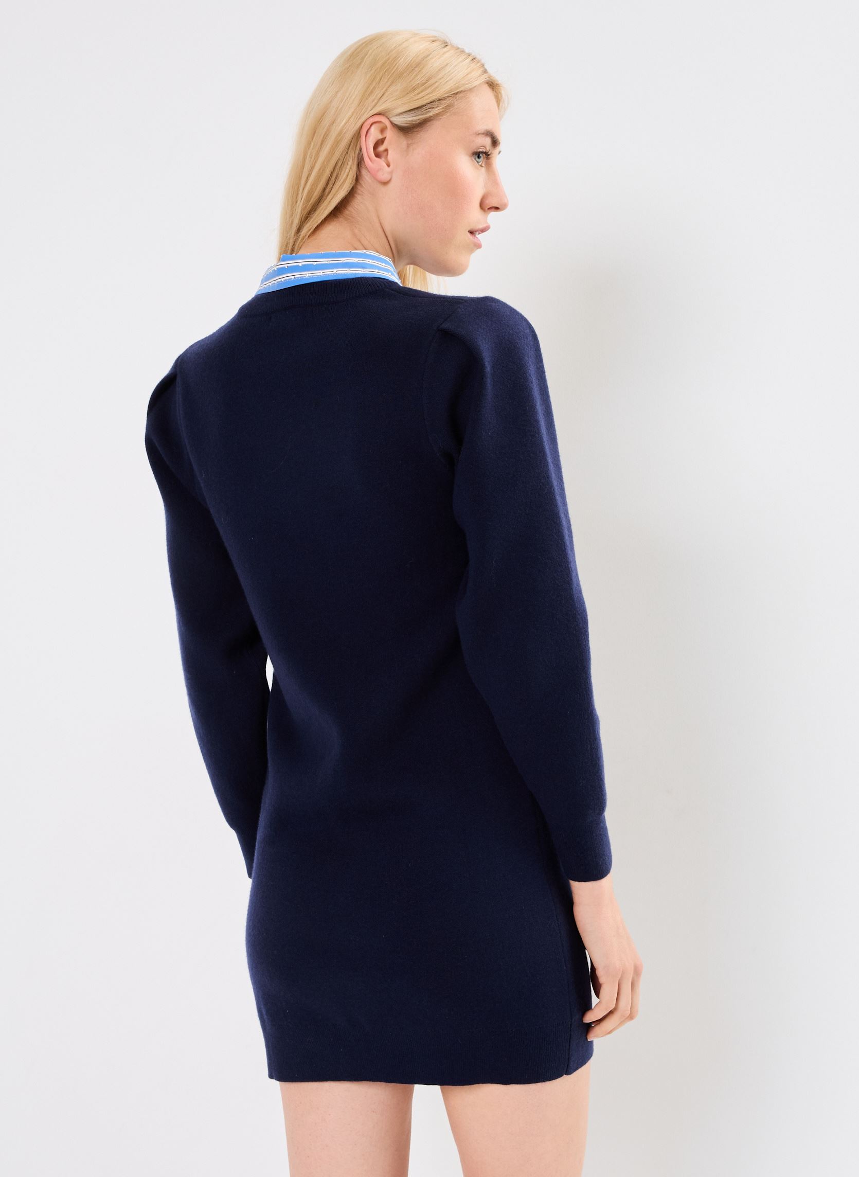 Kleider Chanty damen blau Suncoo Kleider Chanty damen blau Bleu nuit