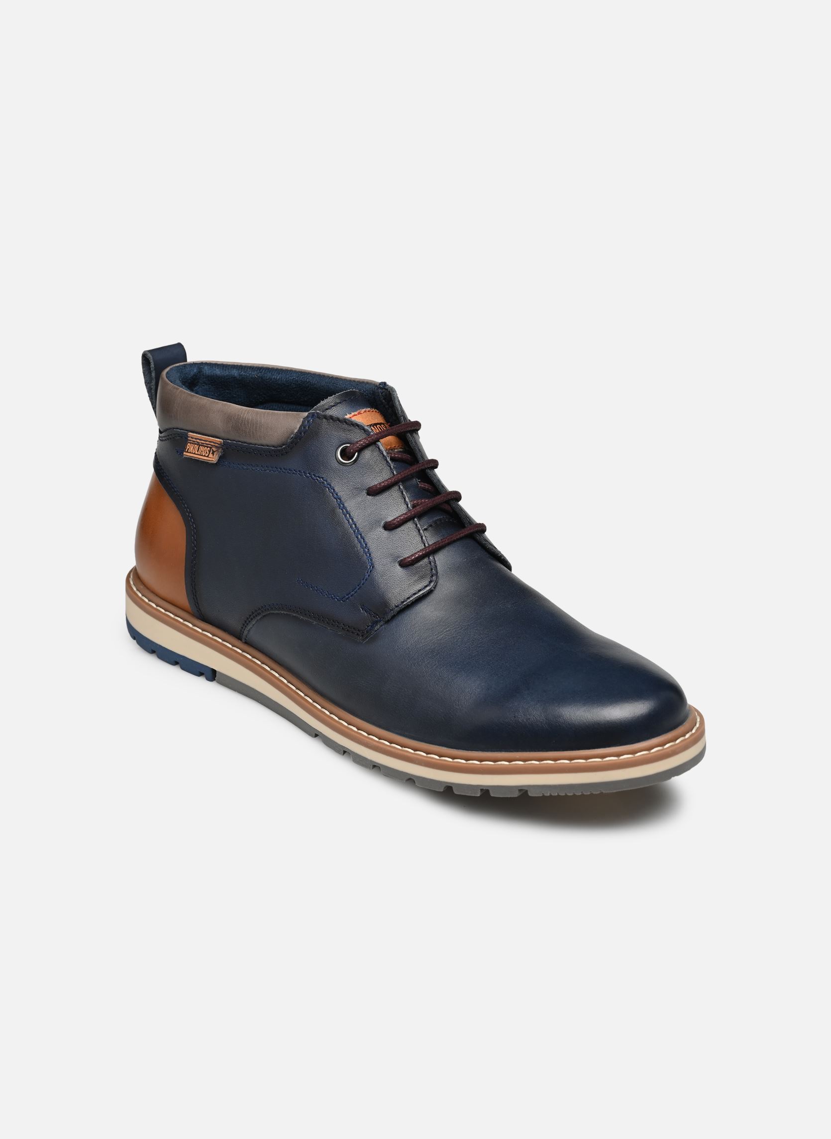 Stivaletti con lacci BERNA M8J-8181 uomo blu Pikolinos Stivaletti con lacci BERNA M8J-8181 uomo blu BLUE