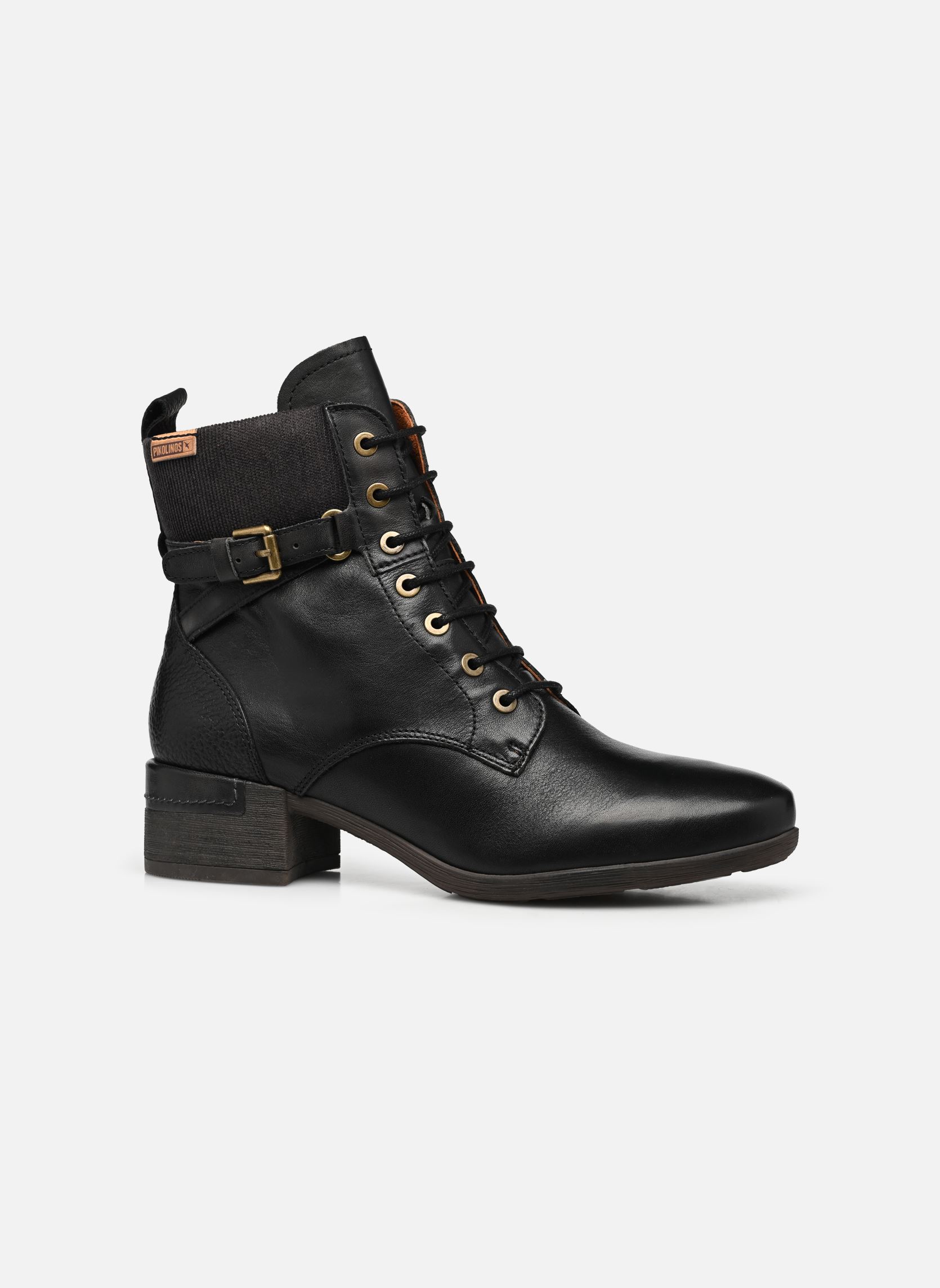 Botines con cordones MALAGA W6W-8953 mujer negro Pikolinos Botines con cordones MALAGA W6W-8953 mujer negro BLACK